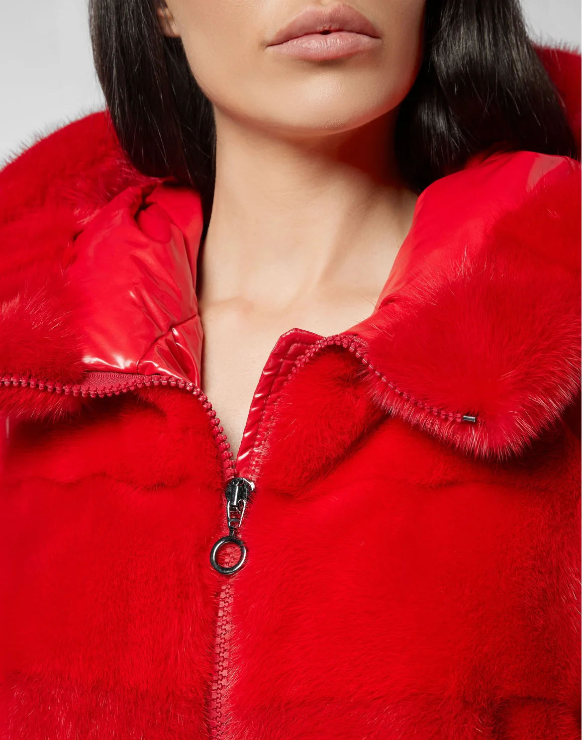 Fur Coat Luxury, цвет: Красный