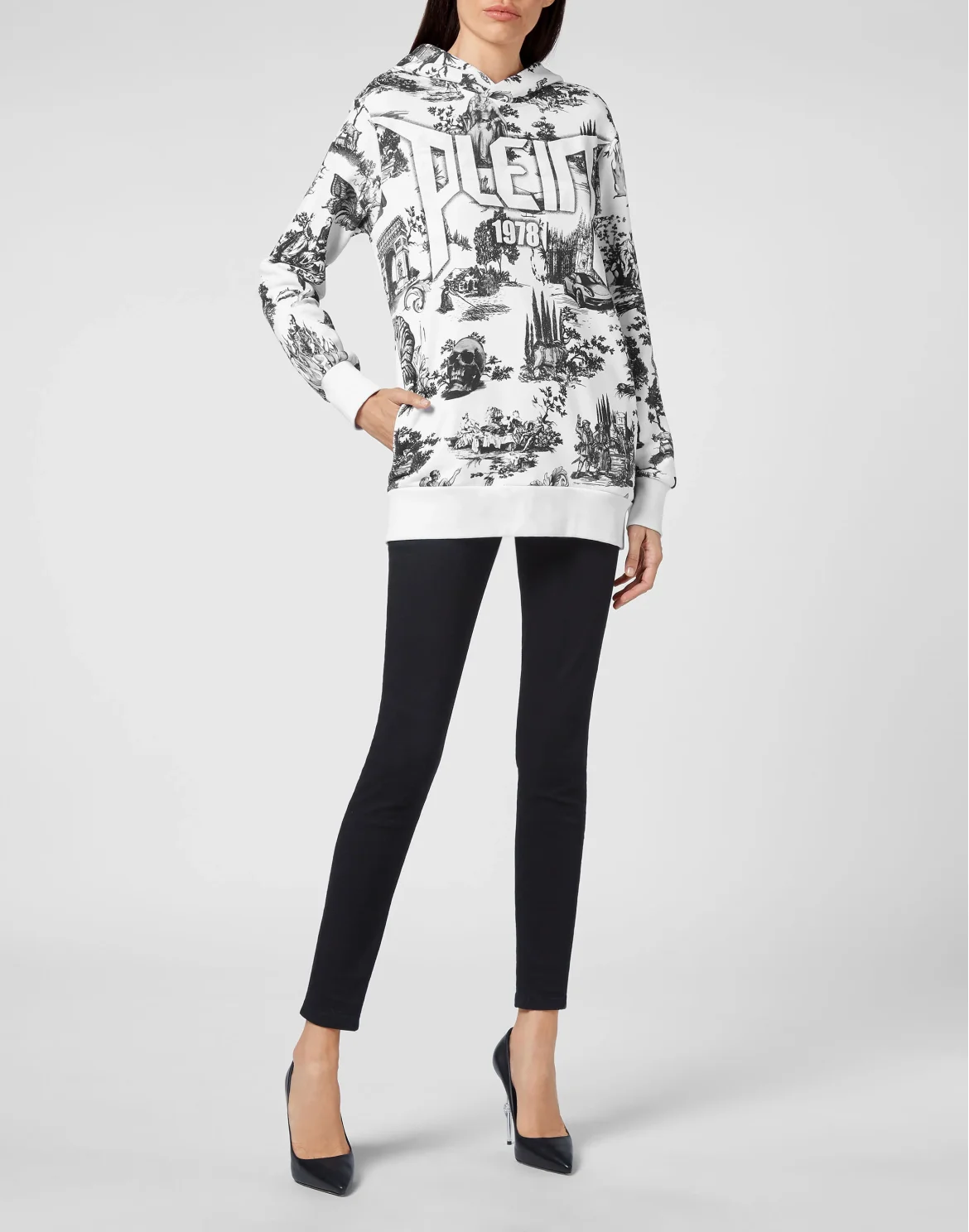 Hoodie sweatshirt En PLEIN air, цвет: Белый