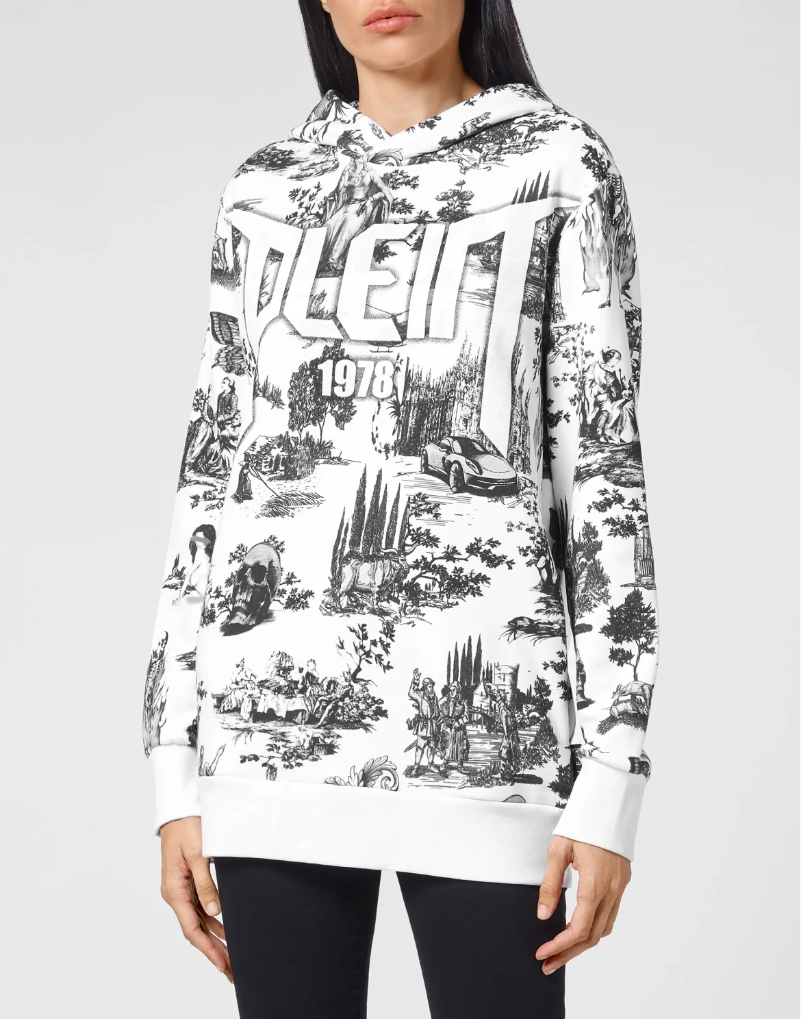 Hoodie sweatshirt En PLEIN air, цвет: Белый