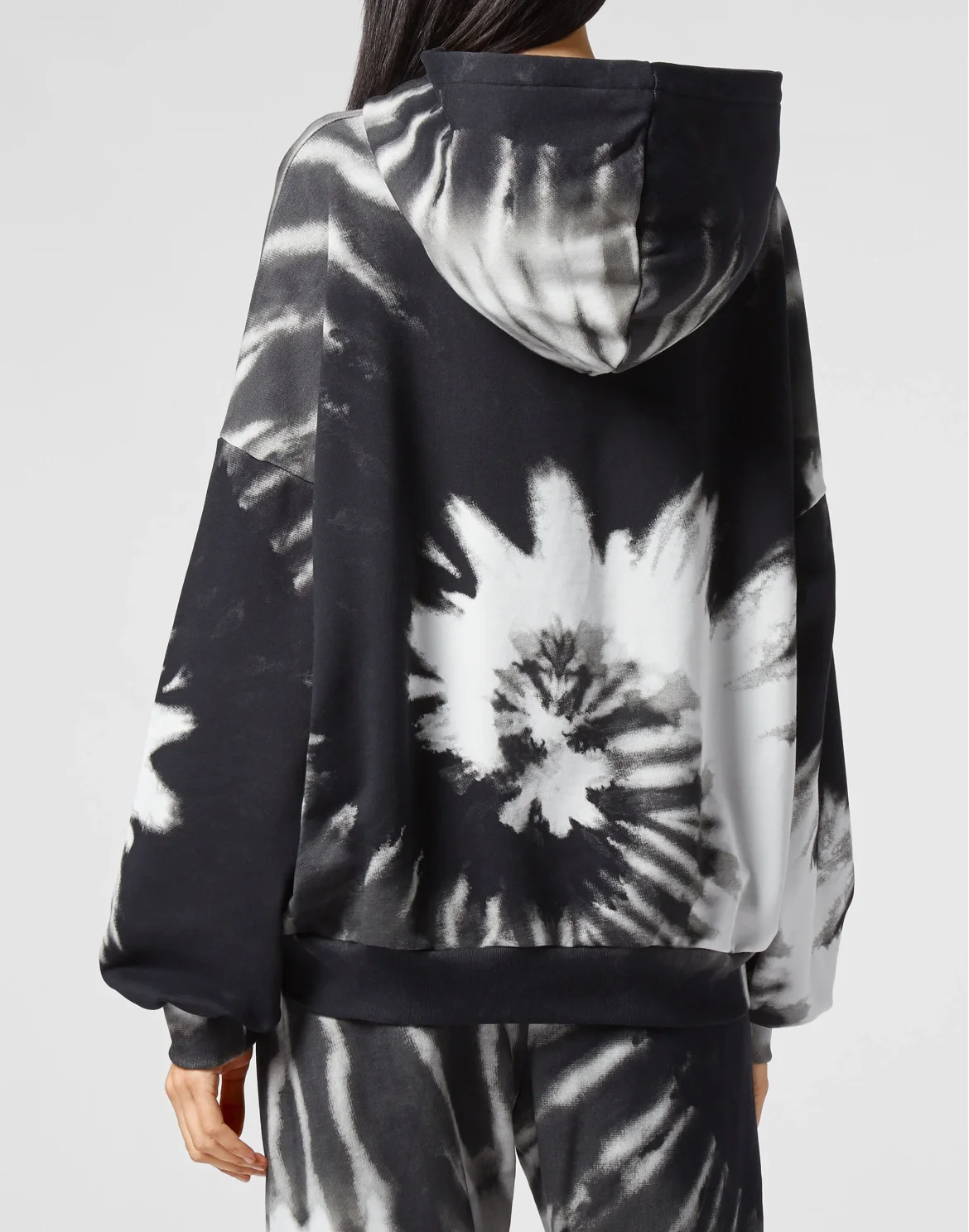 Hoodie sweatshirt  Tie dye, цвет: Белый