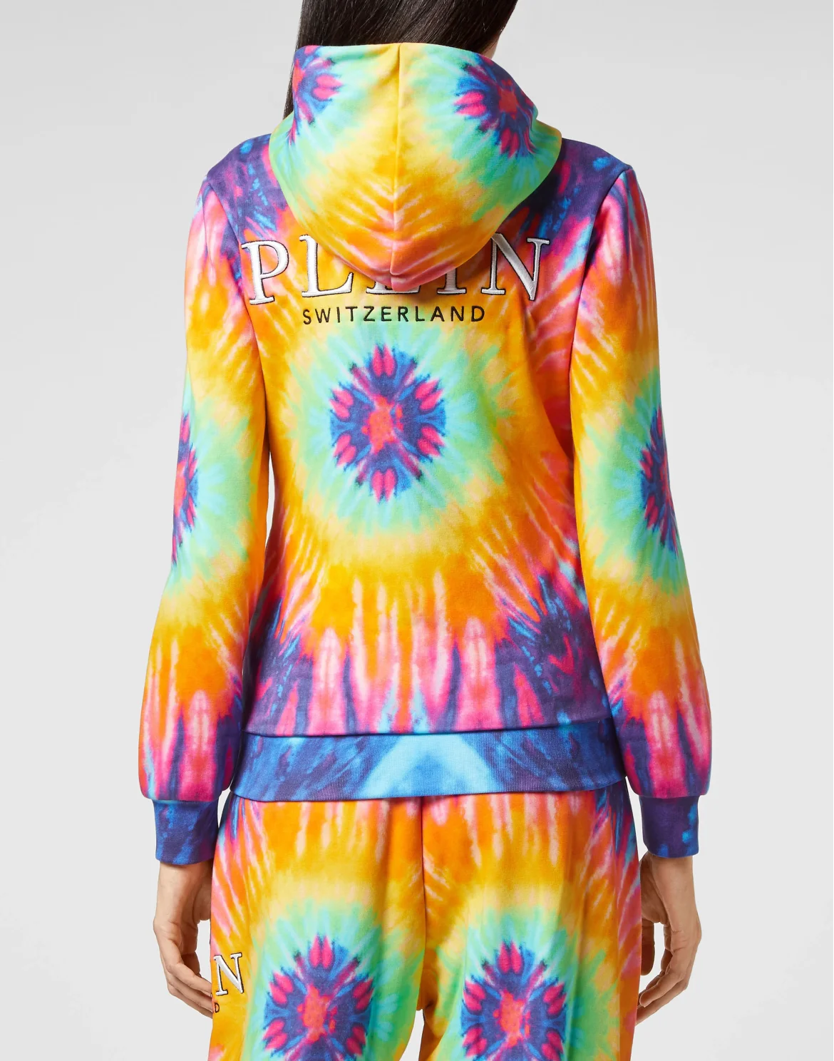 Hoodie sweatshirt Full Zip Tie dye, цвет: Мультиколор