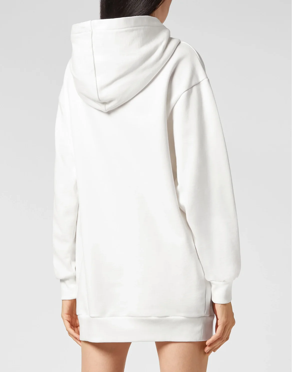 Jogging Hoodie Day Dress Crystal Chain, цвет: Белый