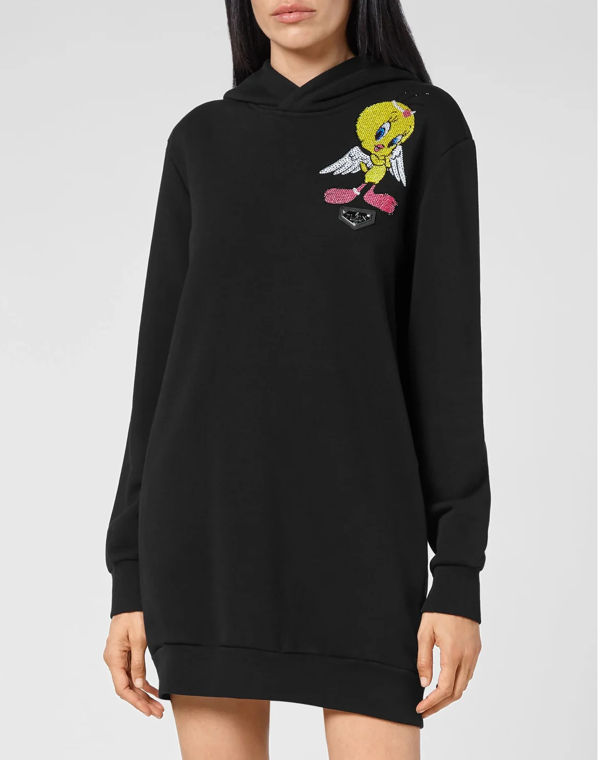 Jogging Hoodie Day Dress Looney Tunes, цвет: Черный