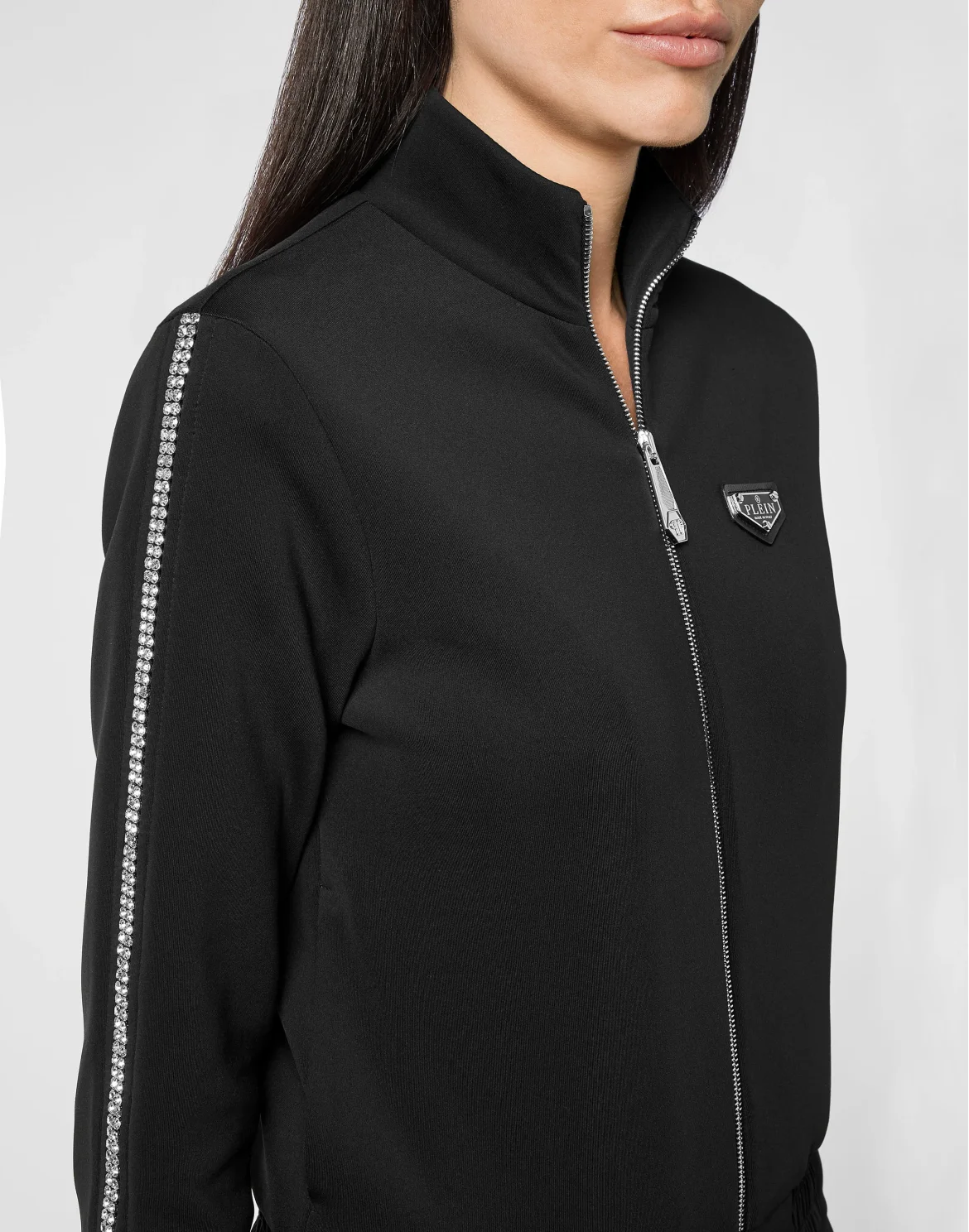 Jogging Jacket/Trousers Crystal Chain, цвет: Черный