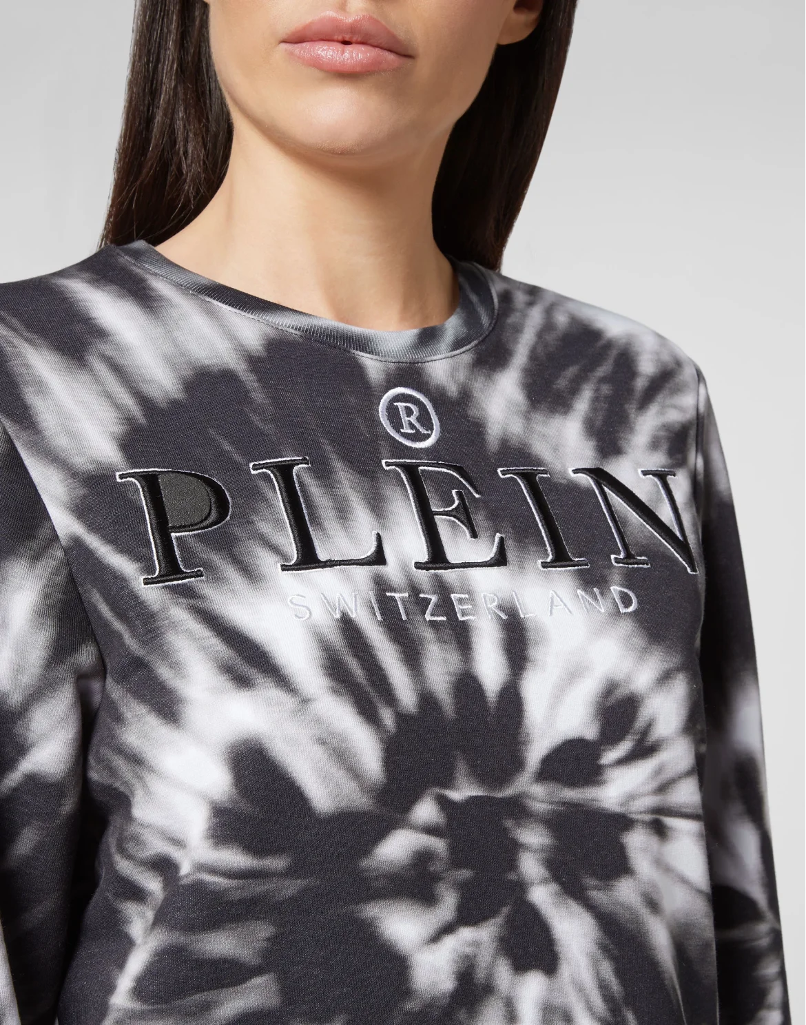 Sweatshirt LS Tie dye, цвет: Черный