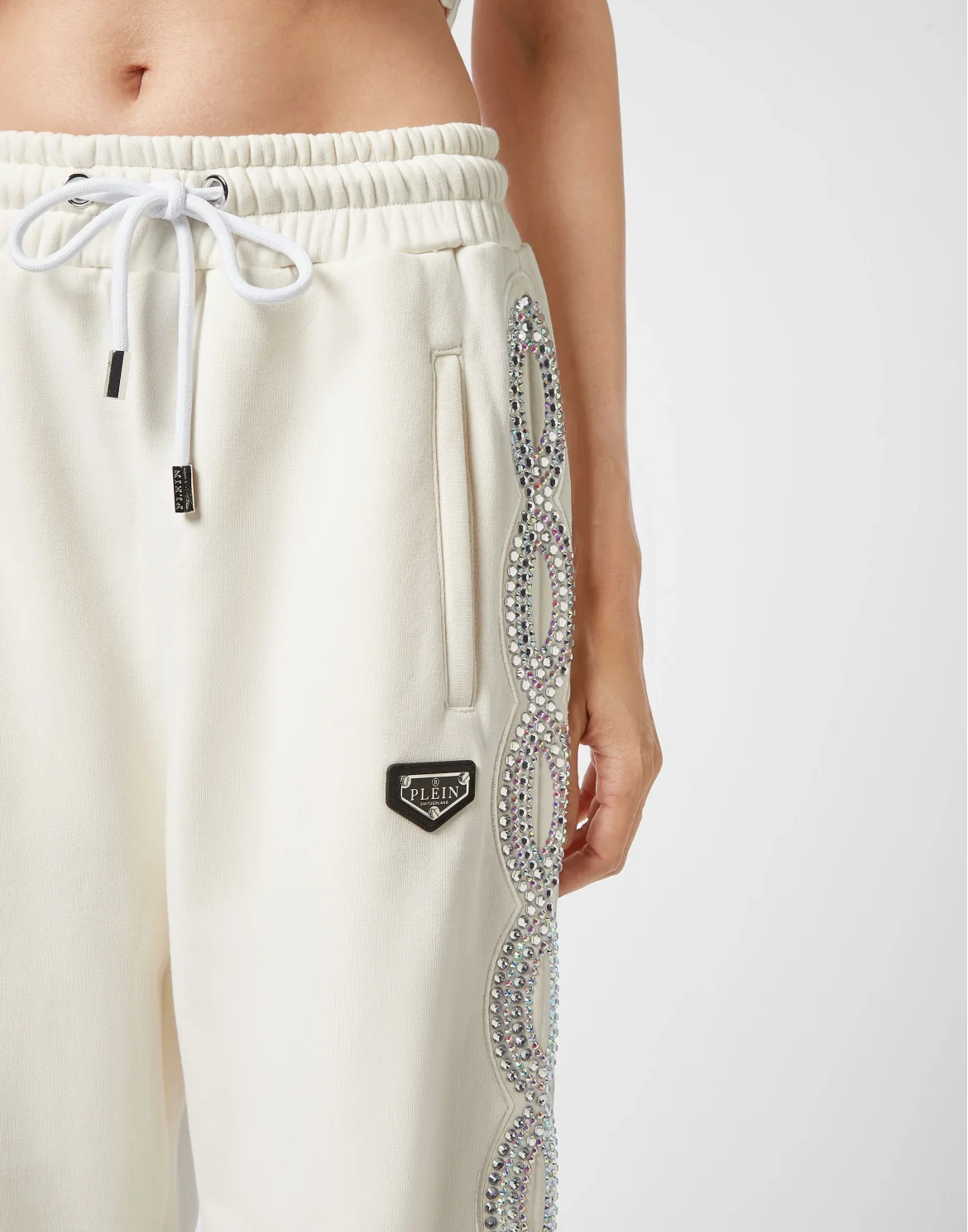 Jogging Trousers Crystal Cable, цвет: Бежевый