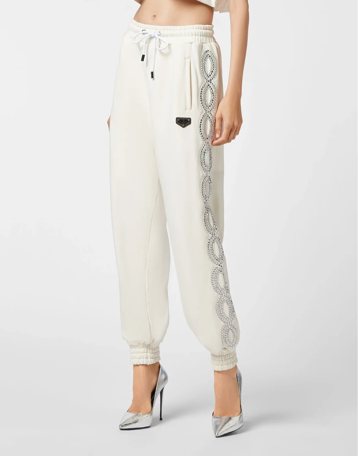 Jogging Trousers Crystal Cable, цвет: Бежевый