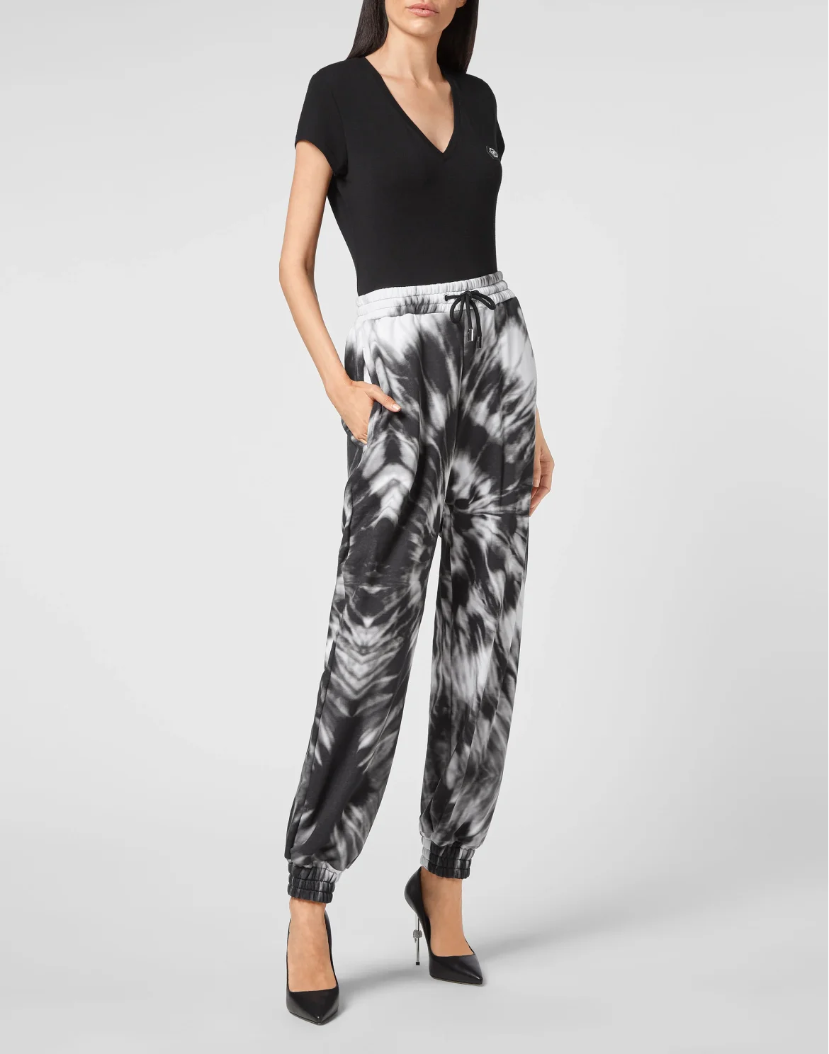 Jogging Trousers Tie dye, цвет: Черный