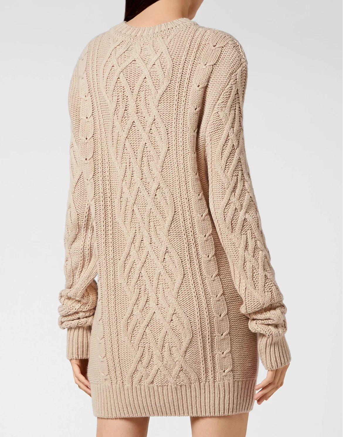Cashmere 5 Pullover Round Neck LS Crystal Cable, цвет: Бежевый