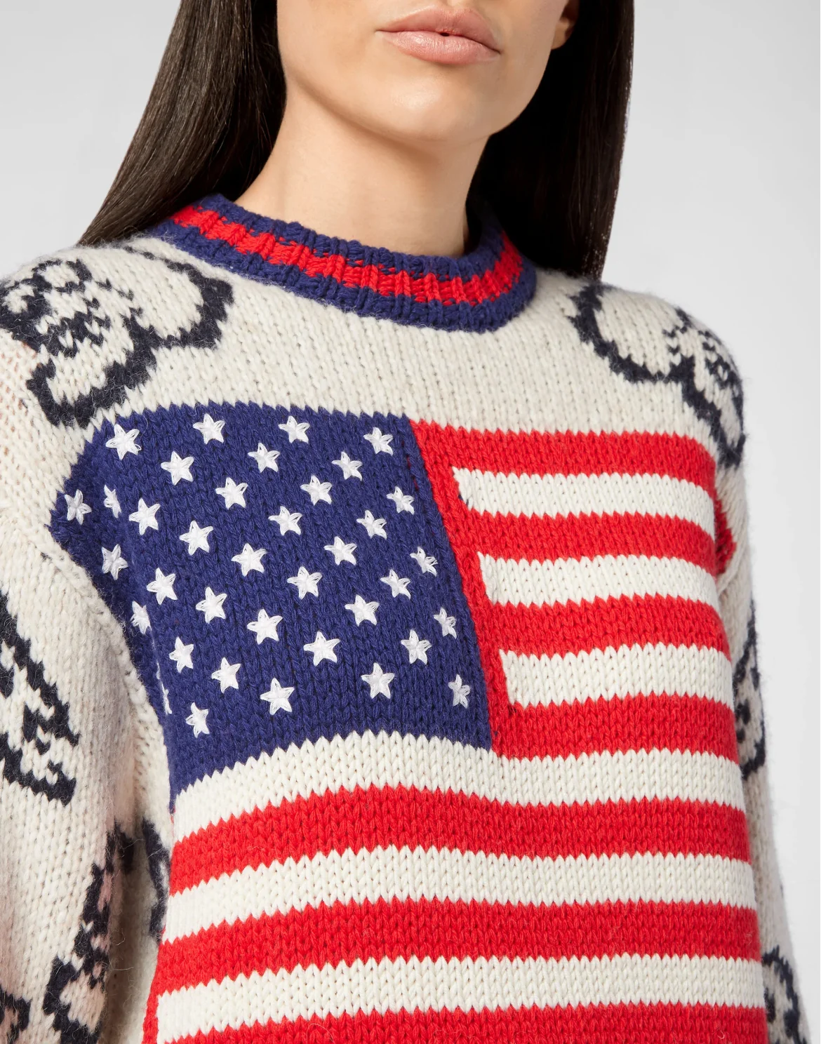 Alpaca wool USA Pullover Round Neck LS, цвет: Бежевый