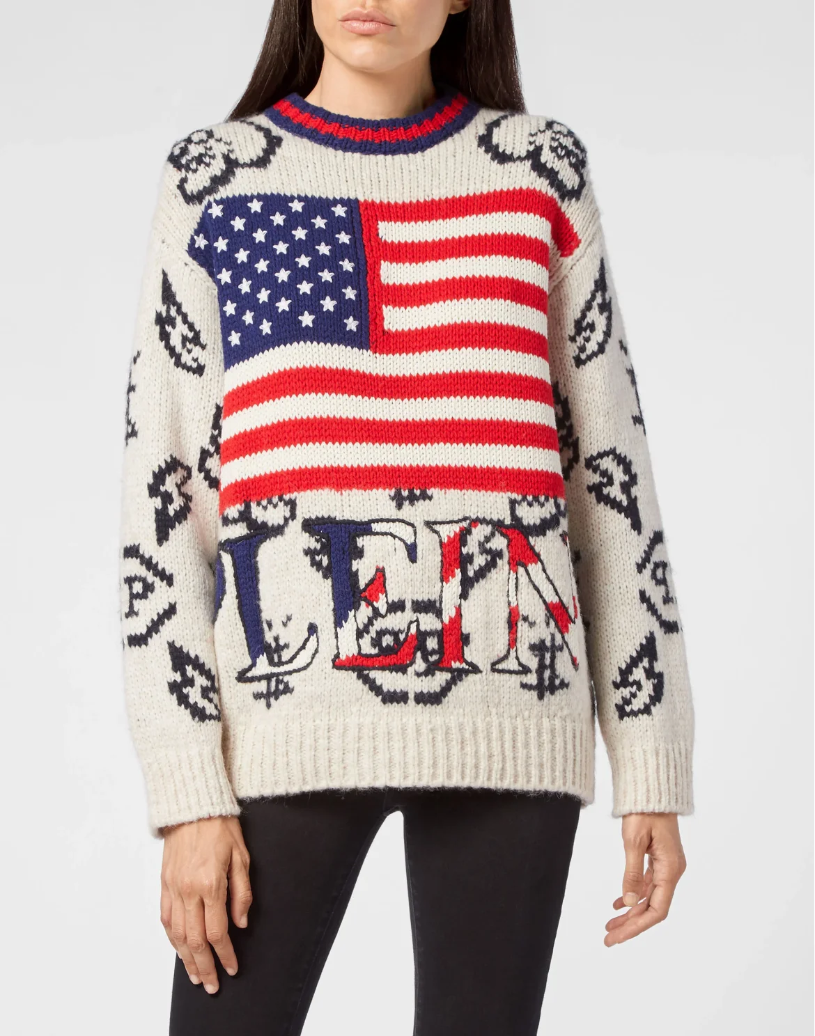 Alpaca wool USA Pullover Round Neck LS, цвет: Бежевый