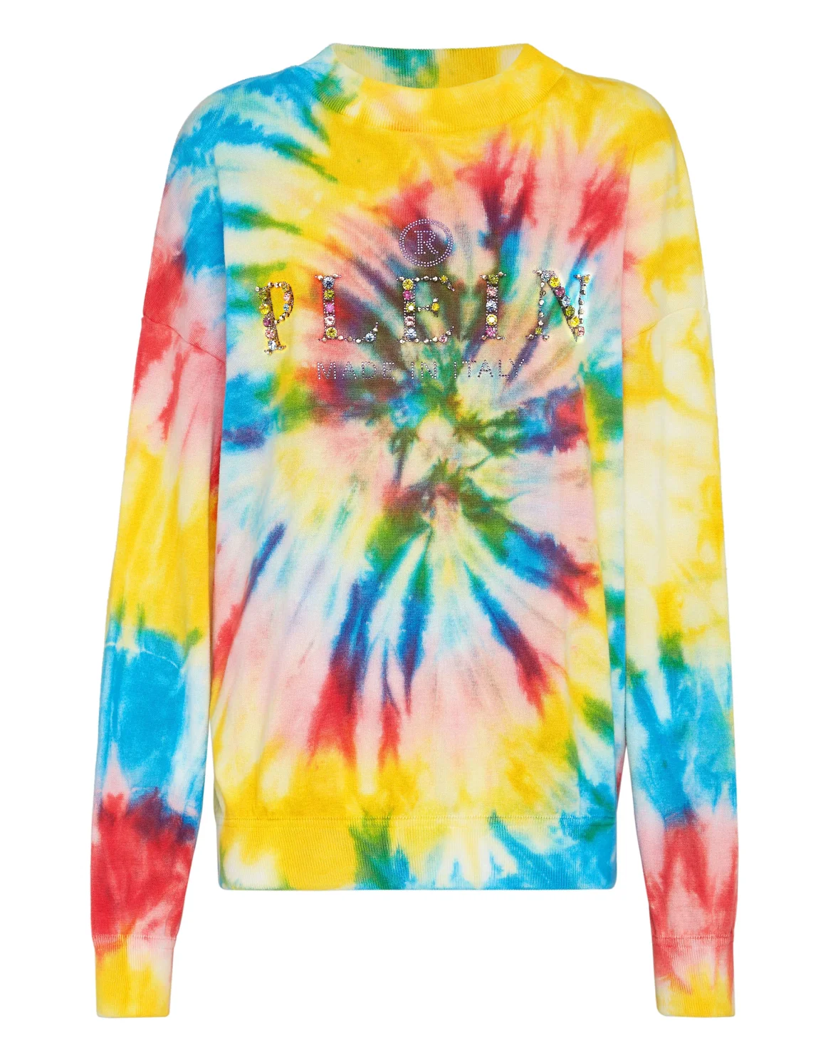 Pullover Round Neck LS  Tie dye, цвет: Мультиколор