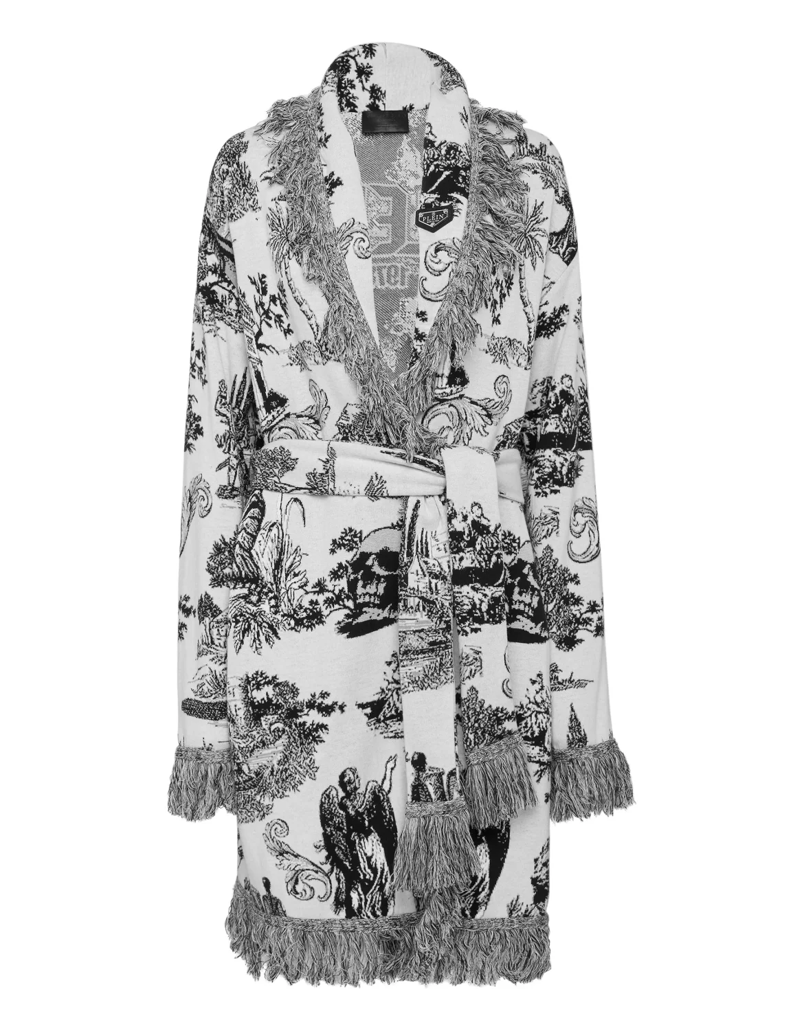 Cardigan Short Fringe En PLEIN air, цвет: Белый