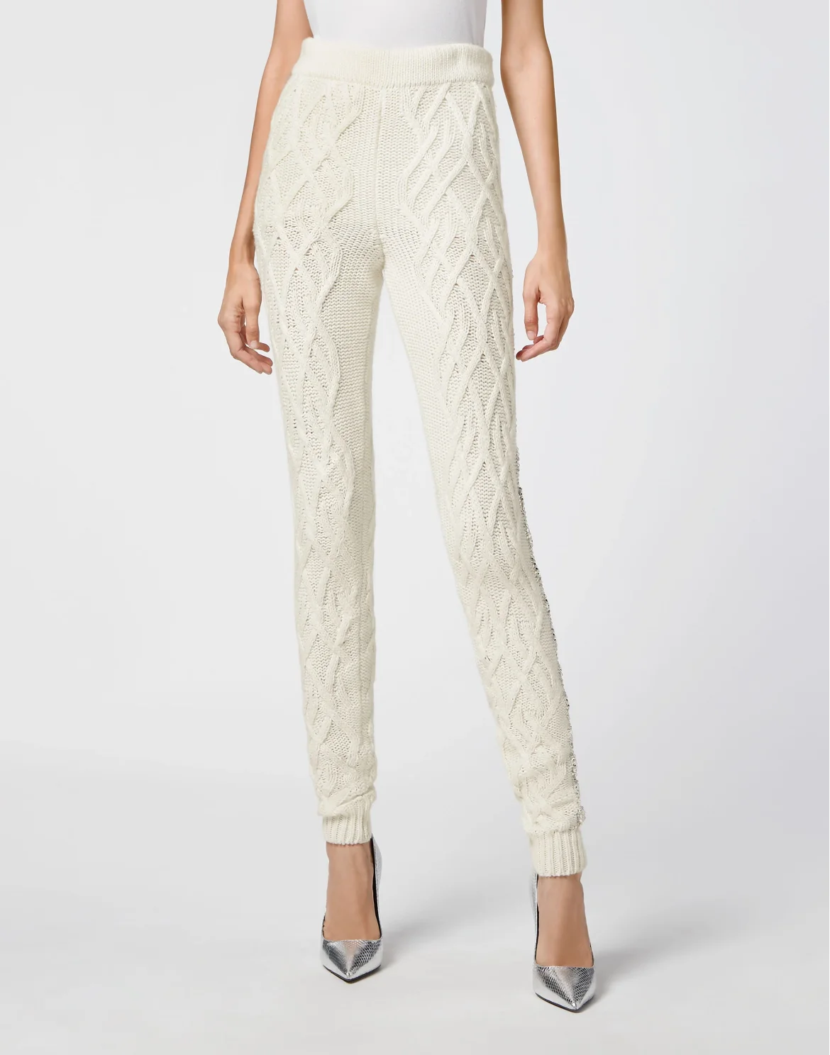 Cashmere 5 Jogging Trousers Crystal Cable, цвет: Бежевый