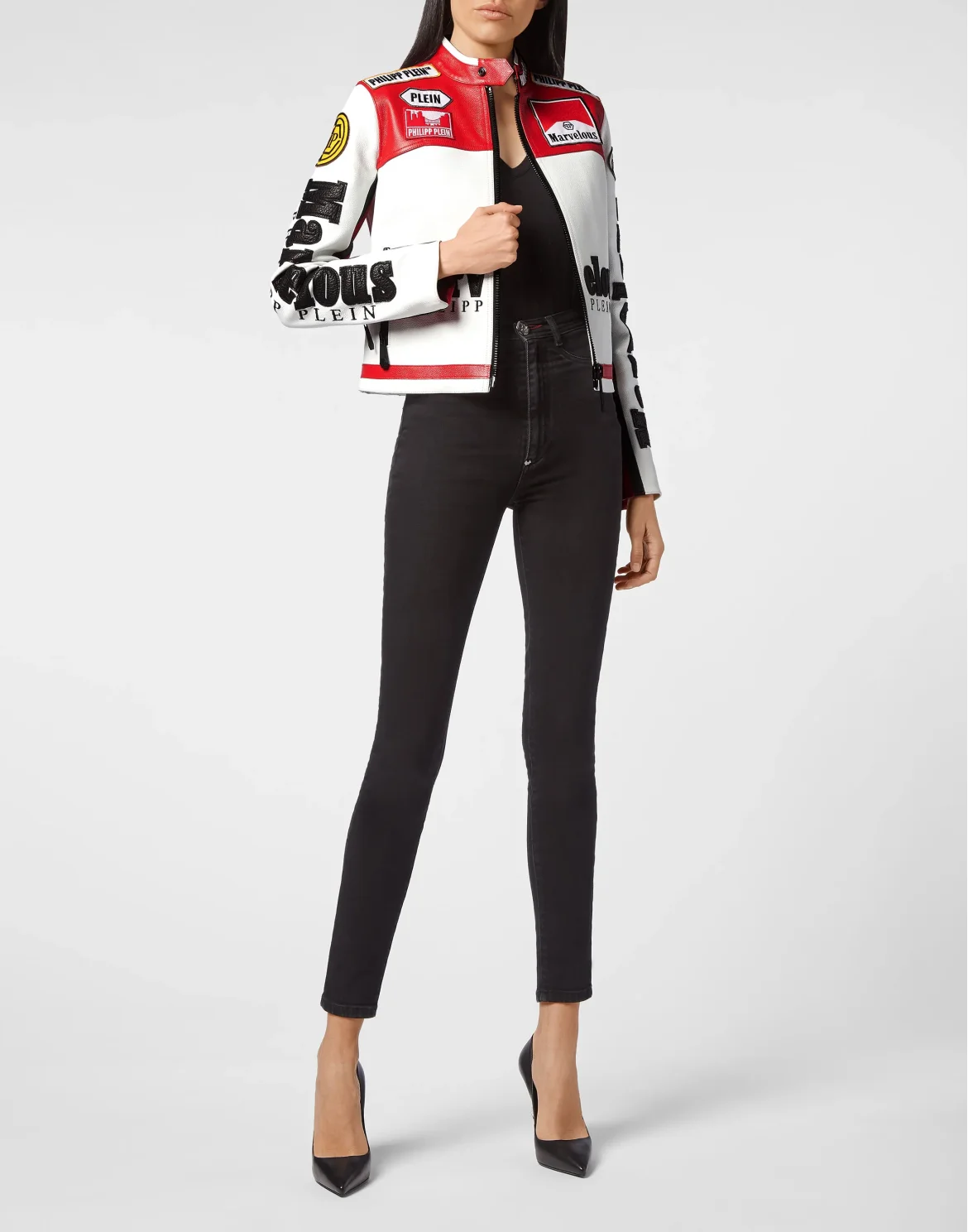 Leather Moto Jacket Marvelous, цвет: Белый