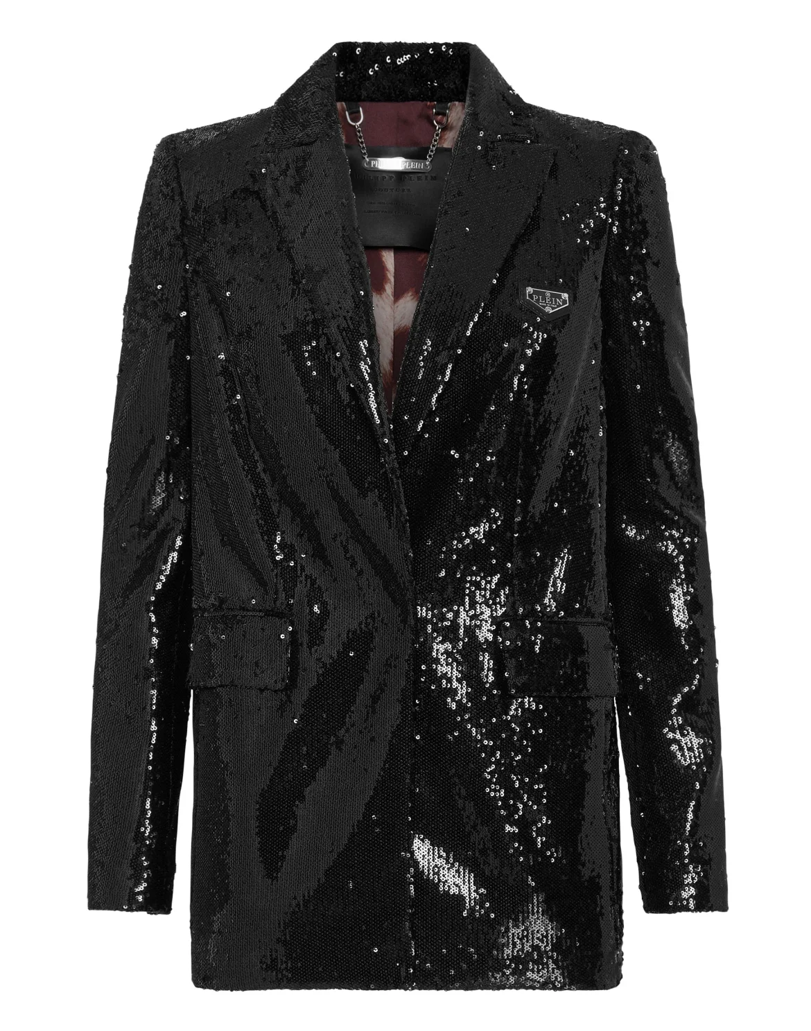 Blazer Jacket Paillettes, цвет: Черный