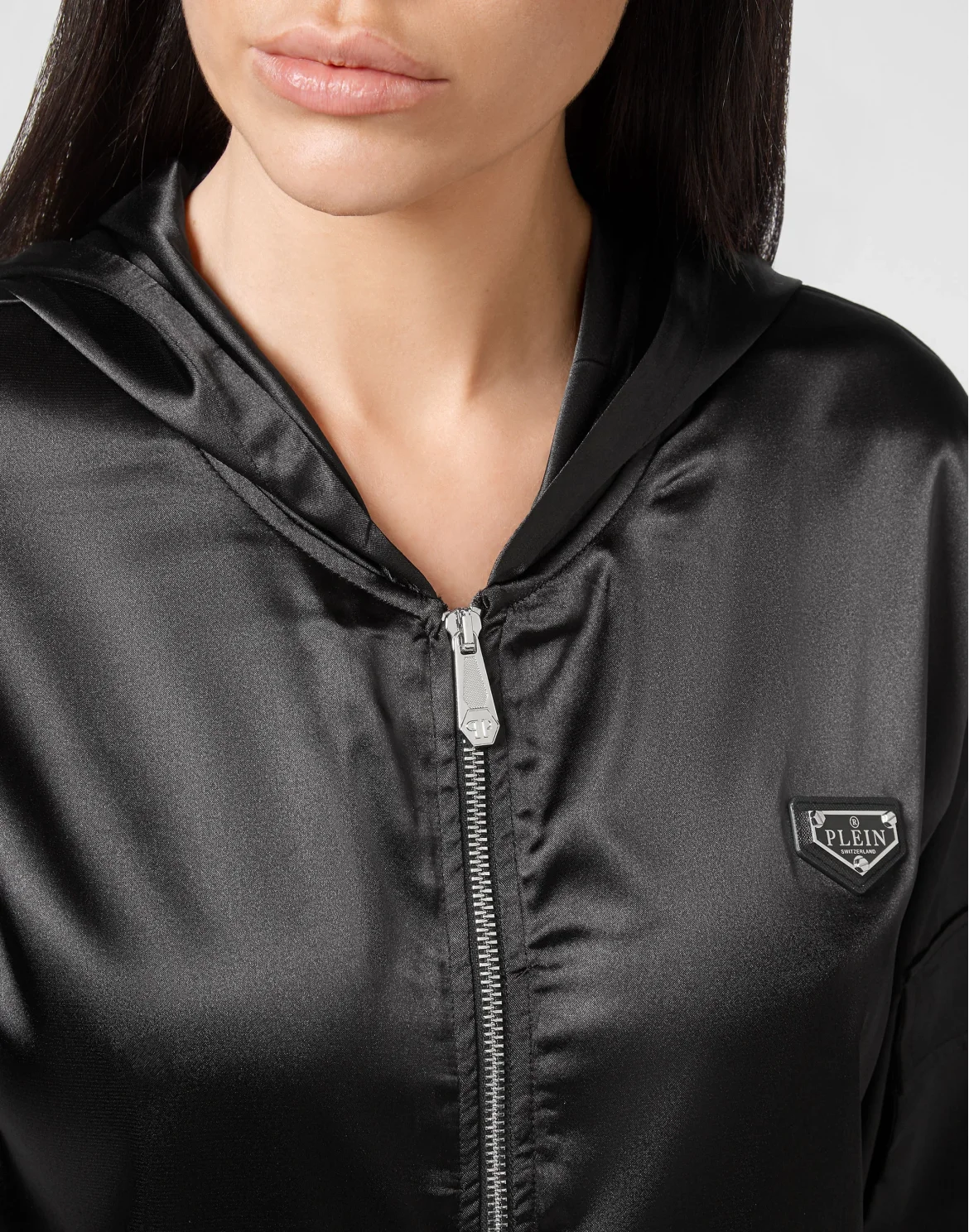 Hoodie Jacket Iconic Plein, цвет: Черный