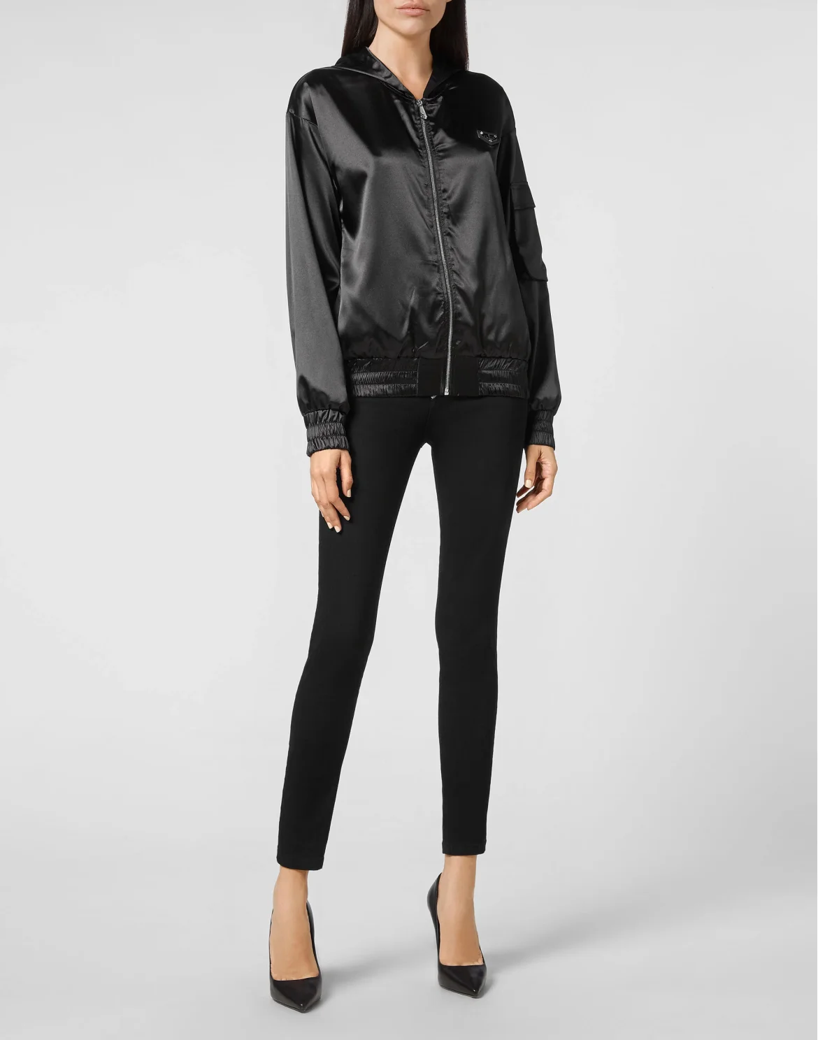 Hoodie Jacket Iconic Plein, цвет: Черный