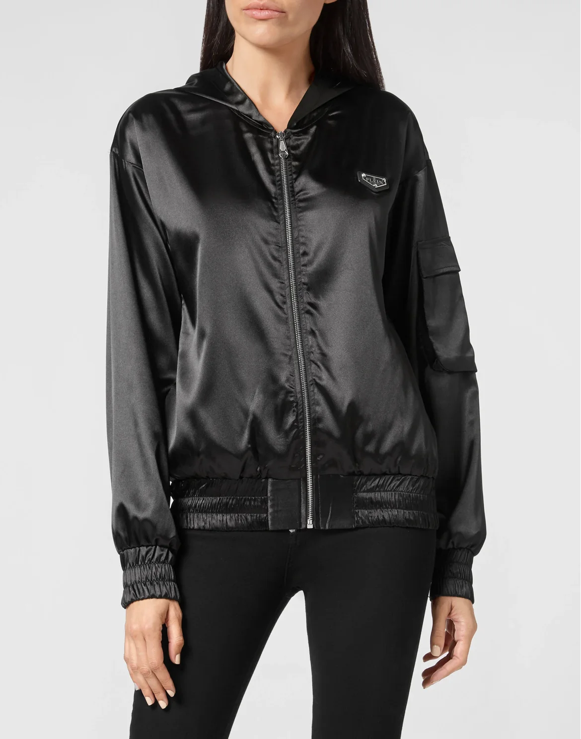 Hoodie Jacket Iconic Plein, цвет: Черный