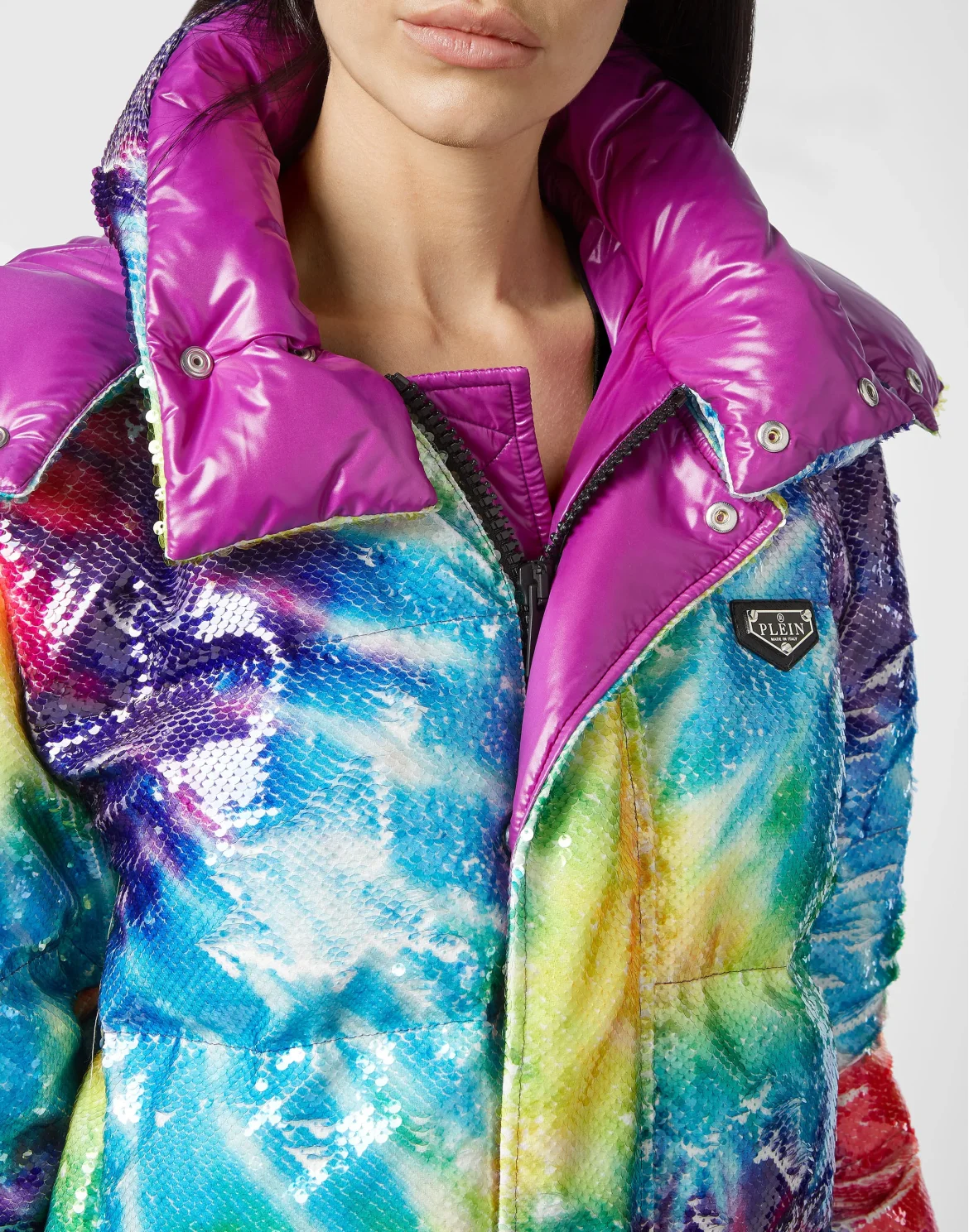 Jacket Paillettes Tye Die, цвет: Мультиколор