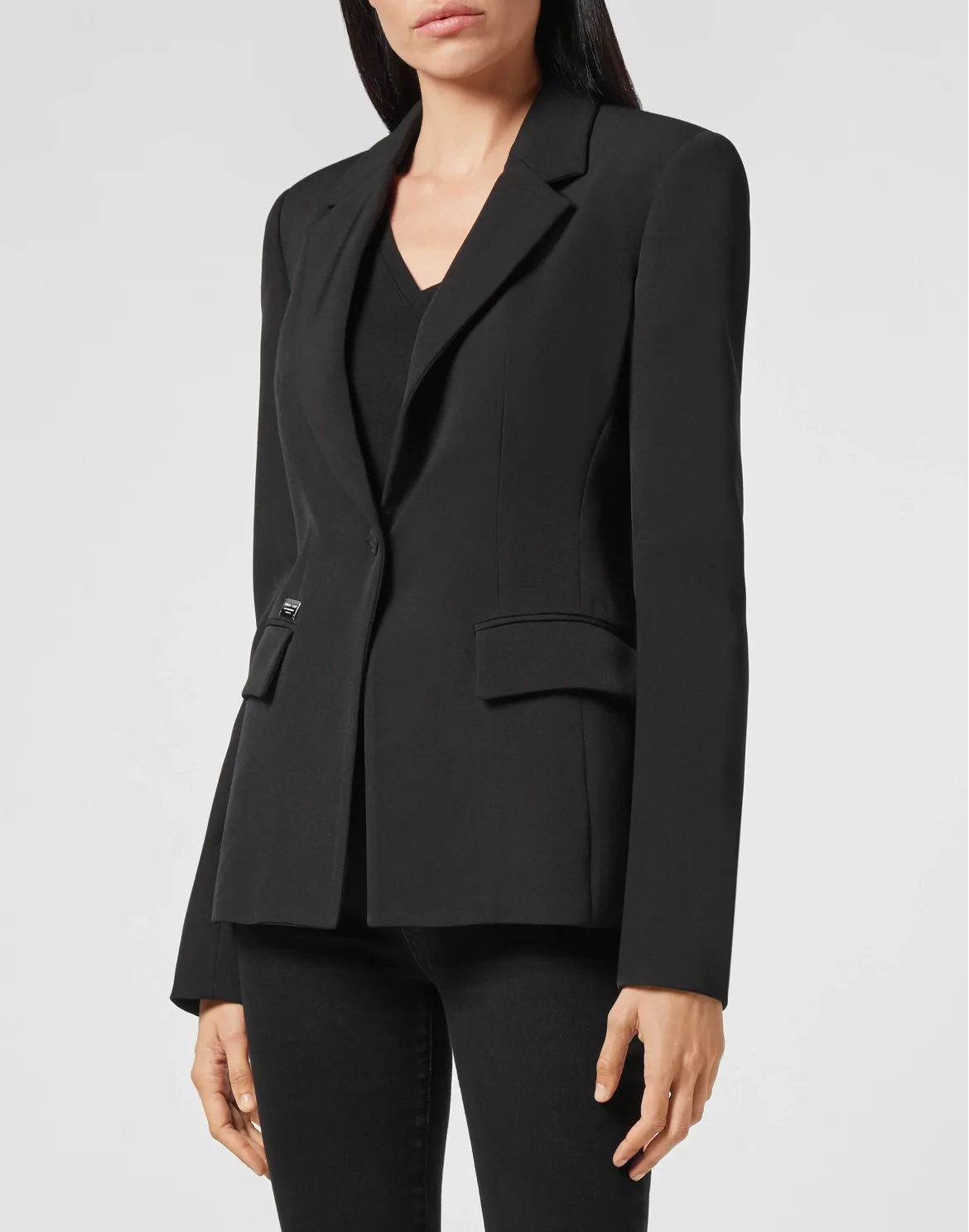 Cady Blazer Iconic Plein, цвет: Черный