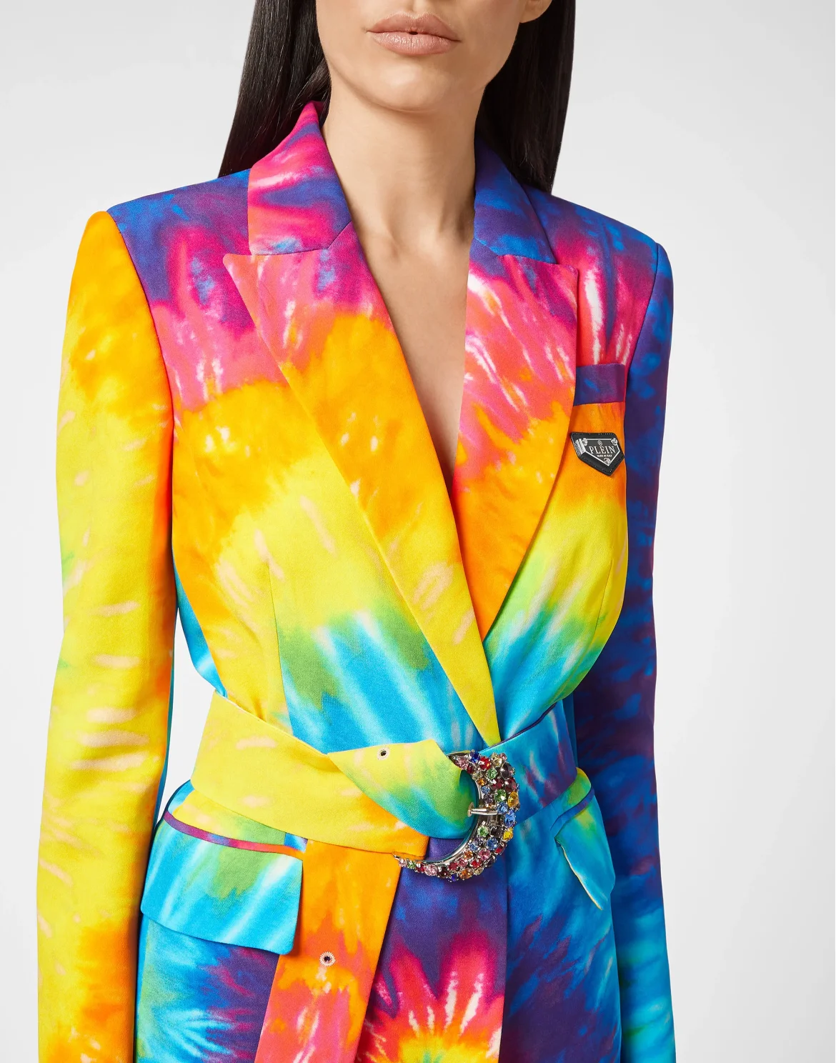 Cady Blazer Short Dress Tie dye, цвет: Мультиколор