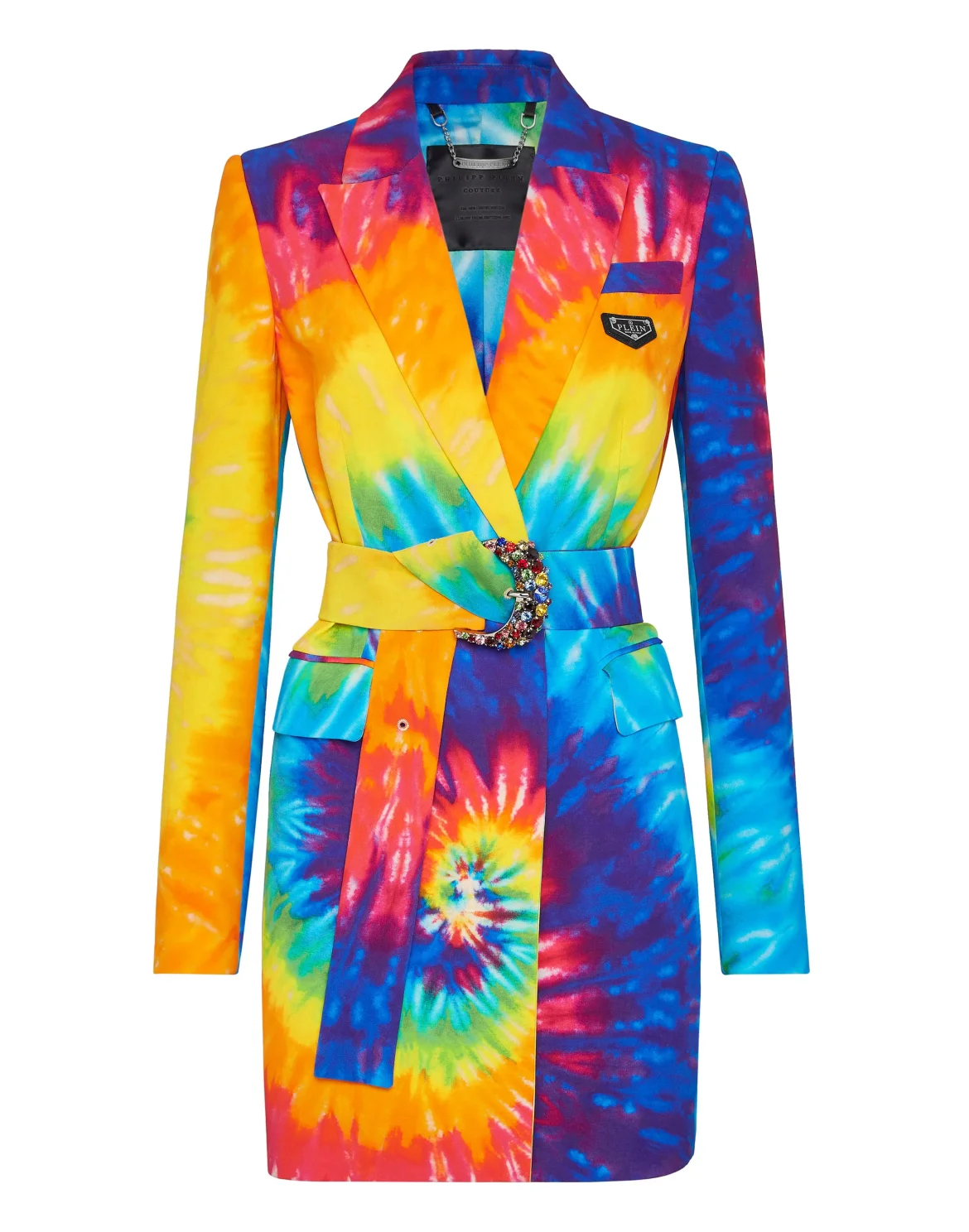 Cady Blazer Short Dress Tie dye, цвет: Мультиколор