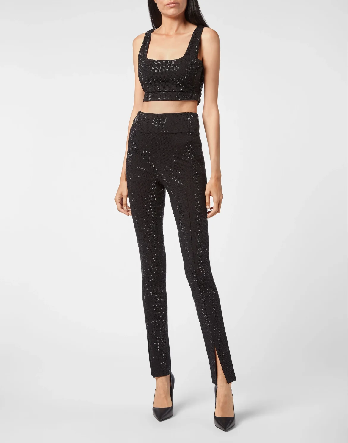 Tank Crop top Stones, цвет: Черный