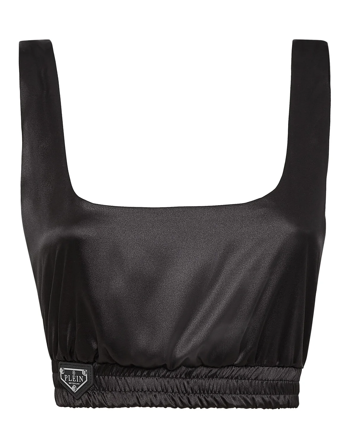 Tank Crop Top Iconic Plein, цвет: Черный