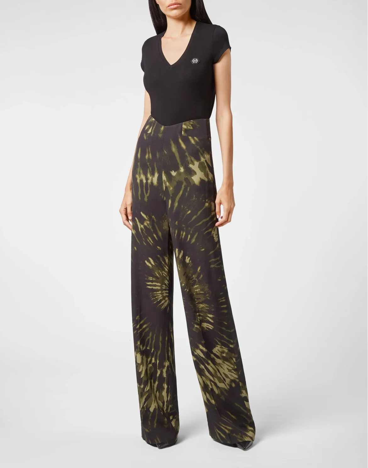 Cady Long Trousers Tie dye, цвет: Камуфляж