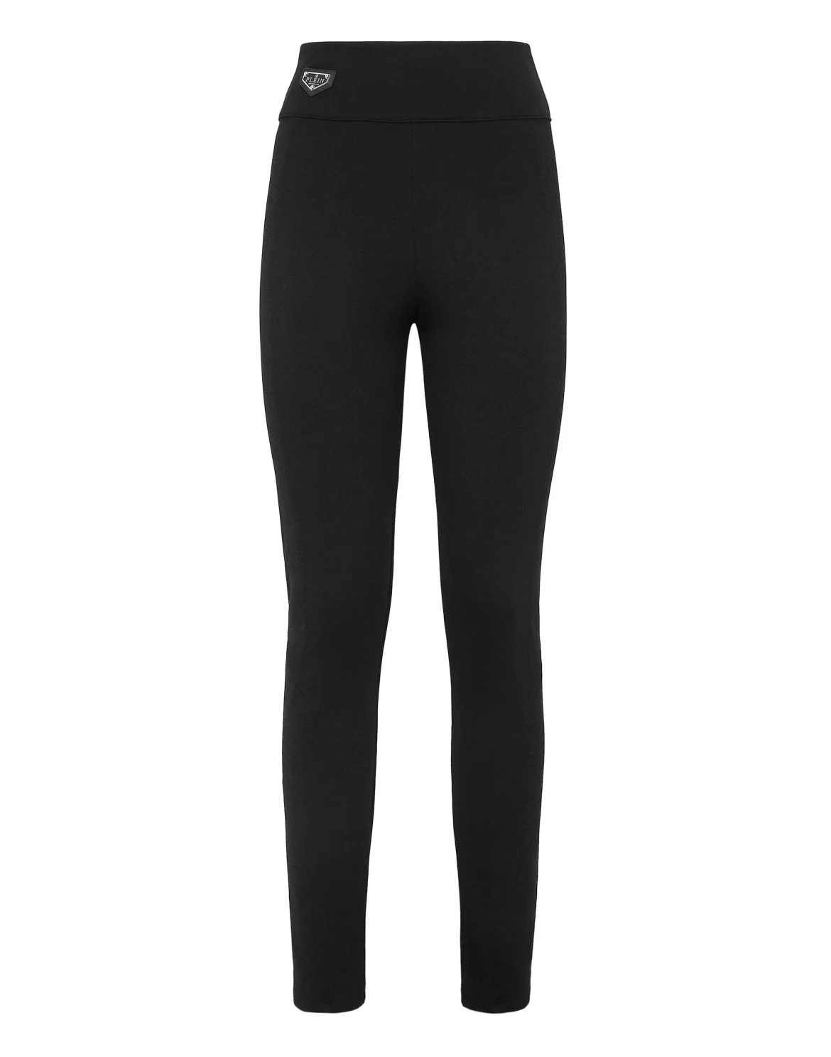 Super High Waist Leggings Iconic Plein, цвет: Черный