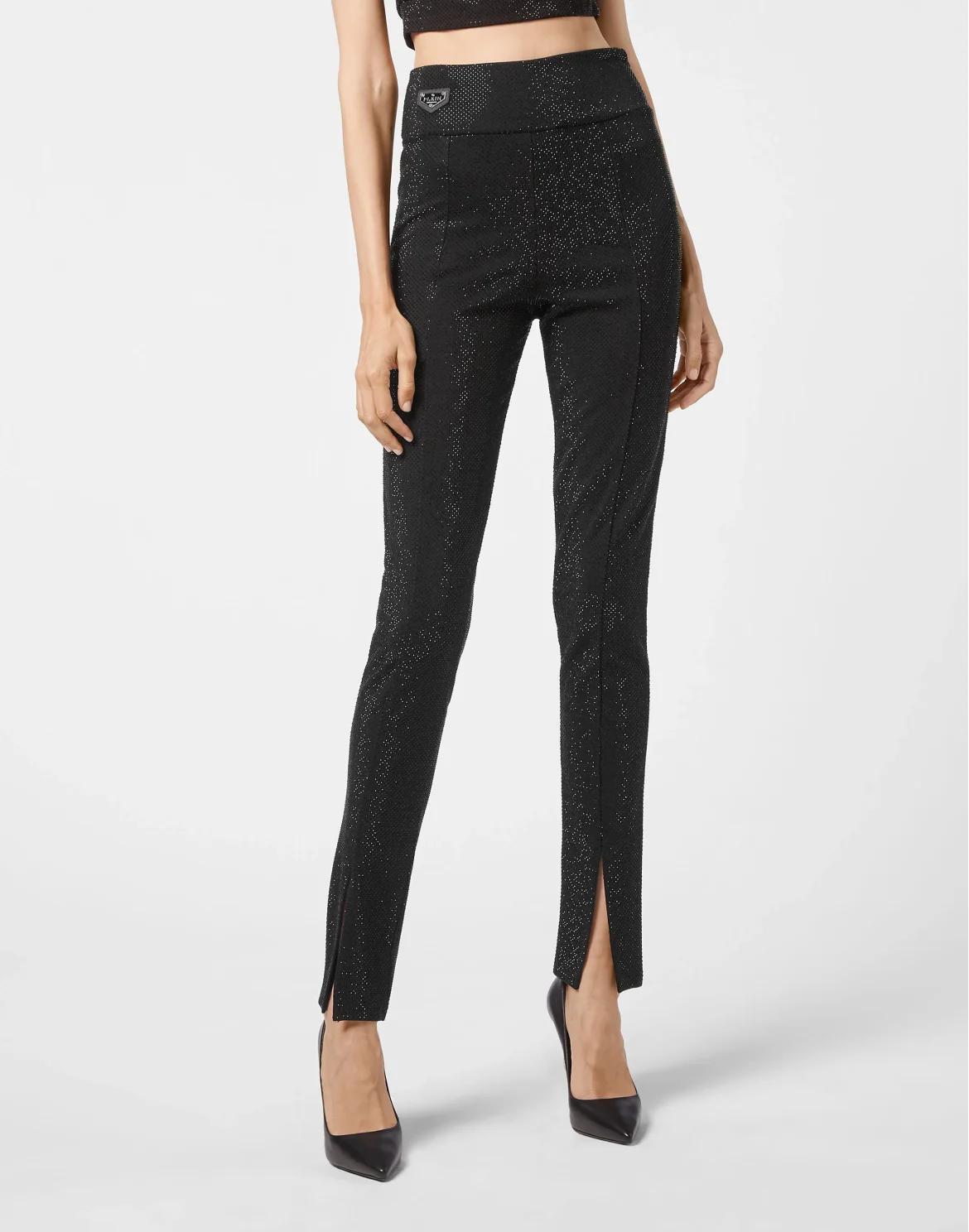 Super High Waist Leggings Stones, цвет: Черный