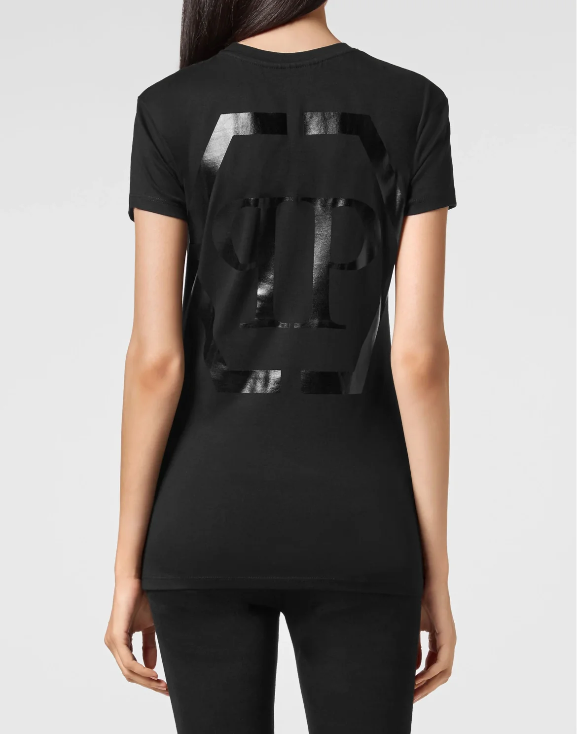 T-shirt Round Neck SS Iconic Plein, цвет: Черный