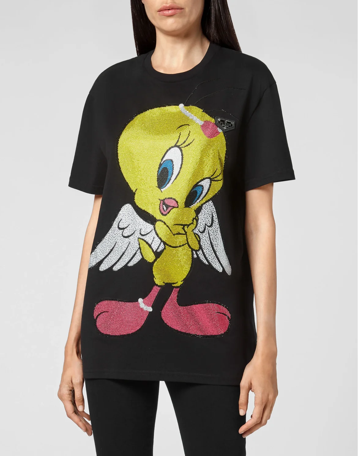 T-shirt Round Neck SS Looney Tunes, цвет: Черный