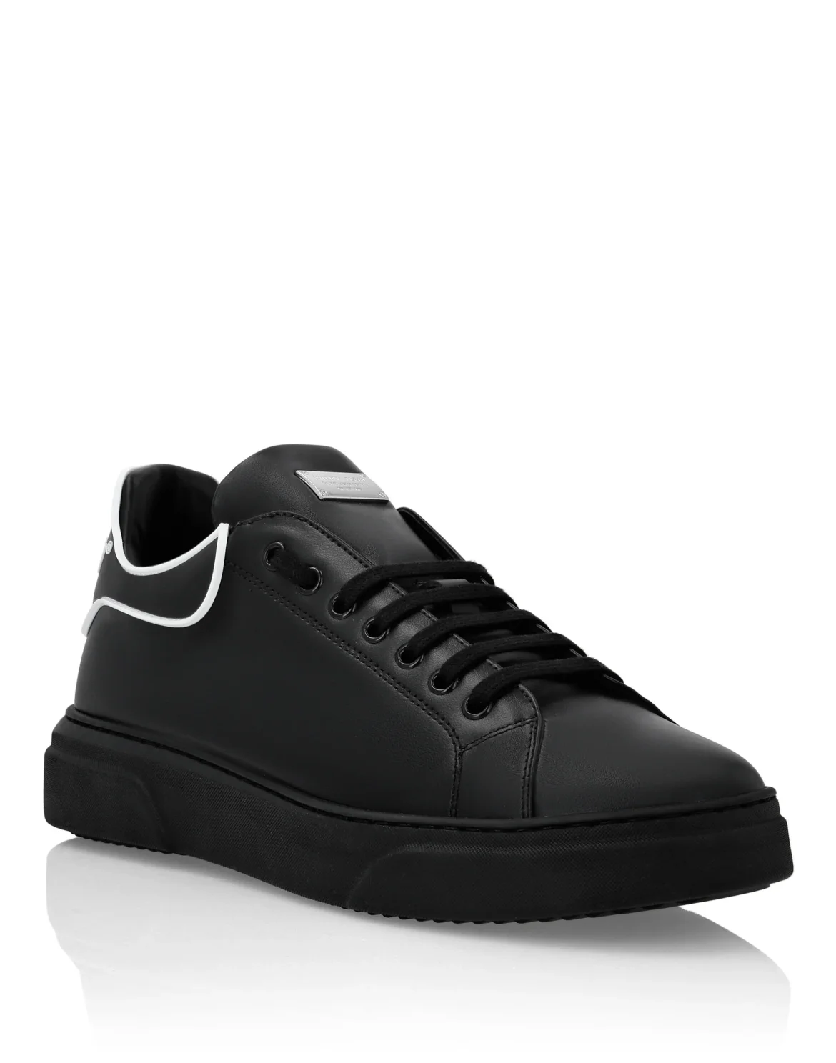 Leather Runner Iconic Plein, цвет: Черный