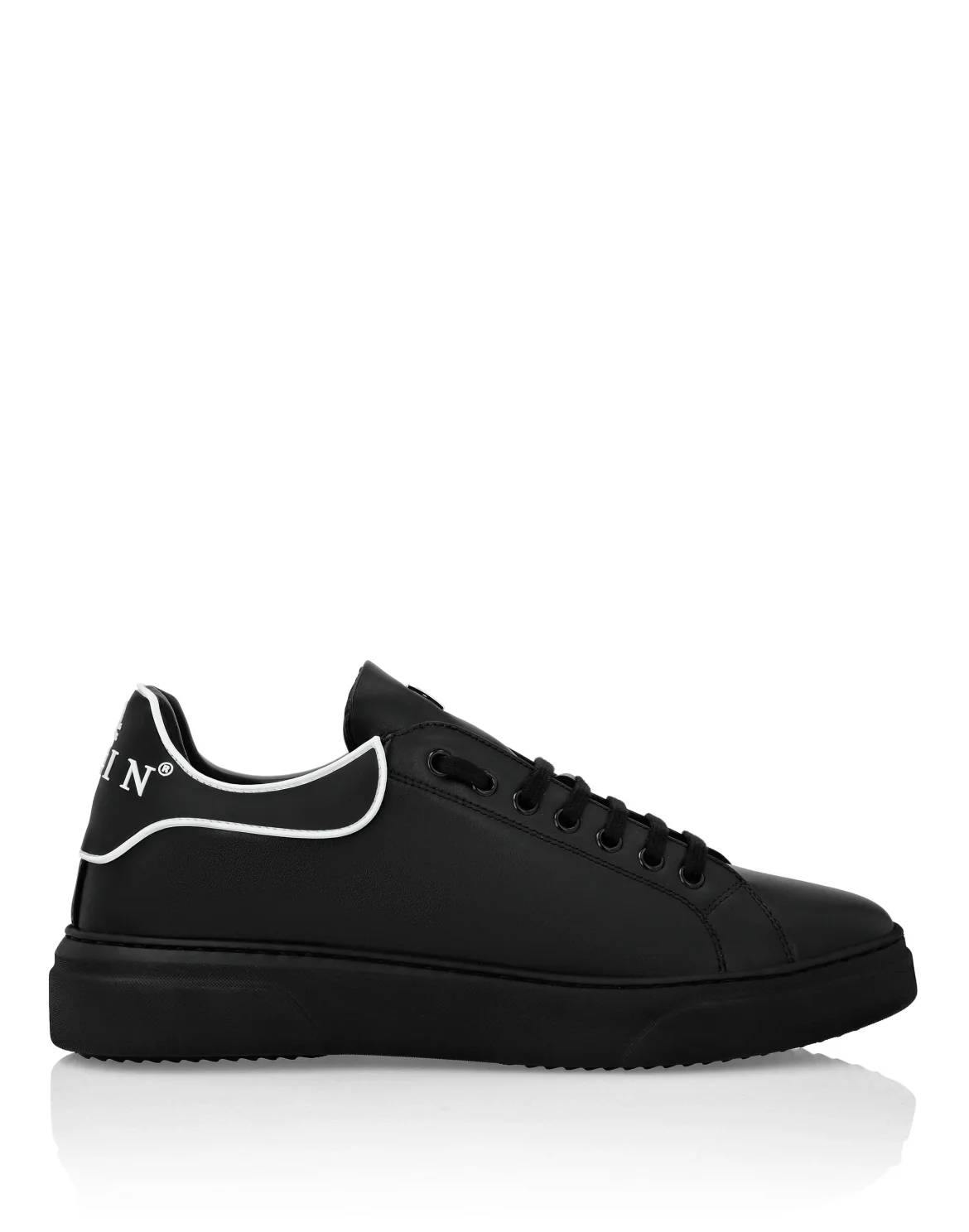 Leather Runner Iconic Plein, цвет: Черный