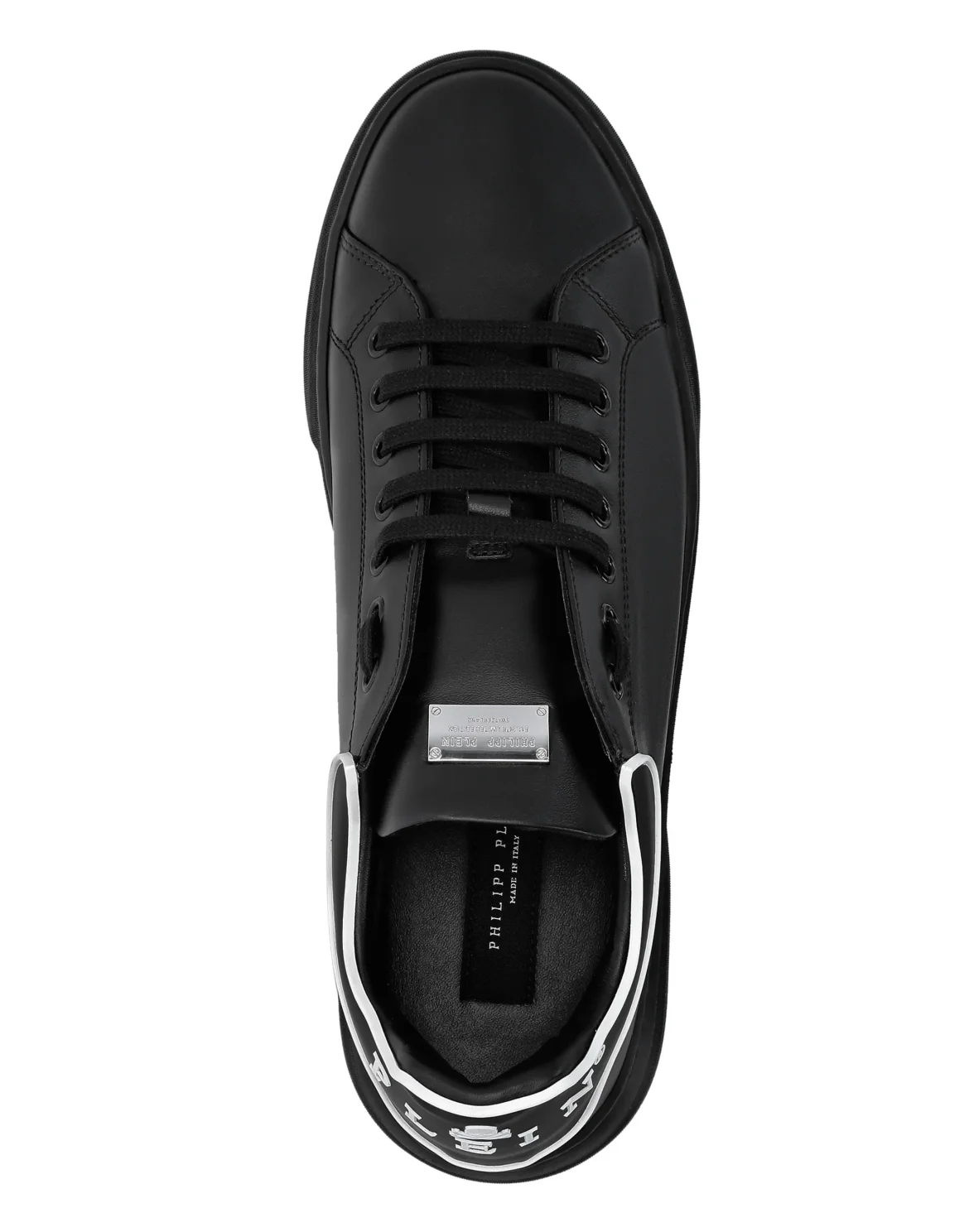 Leather Runner Iconic Plein, цвет: Черный