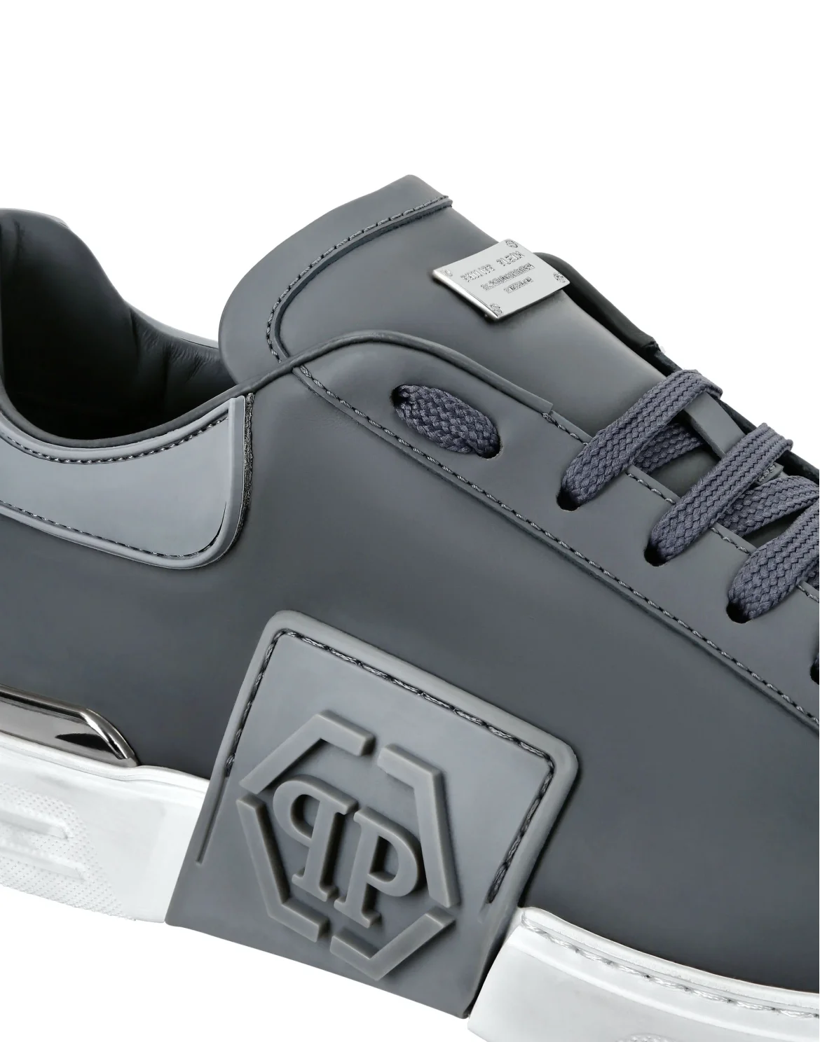 Rubber Leather PHANTOM KICK$ Lo-Top Sneakers rubber Hexagon, цвет: Серый
