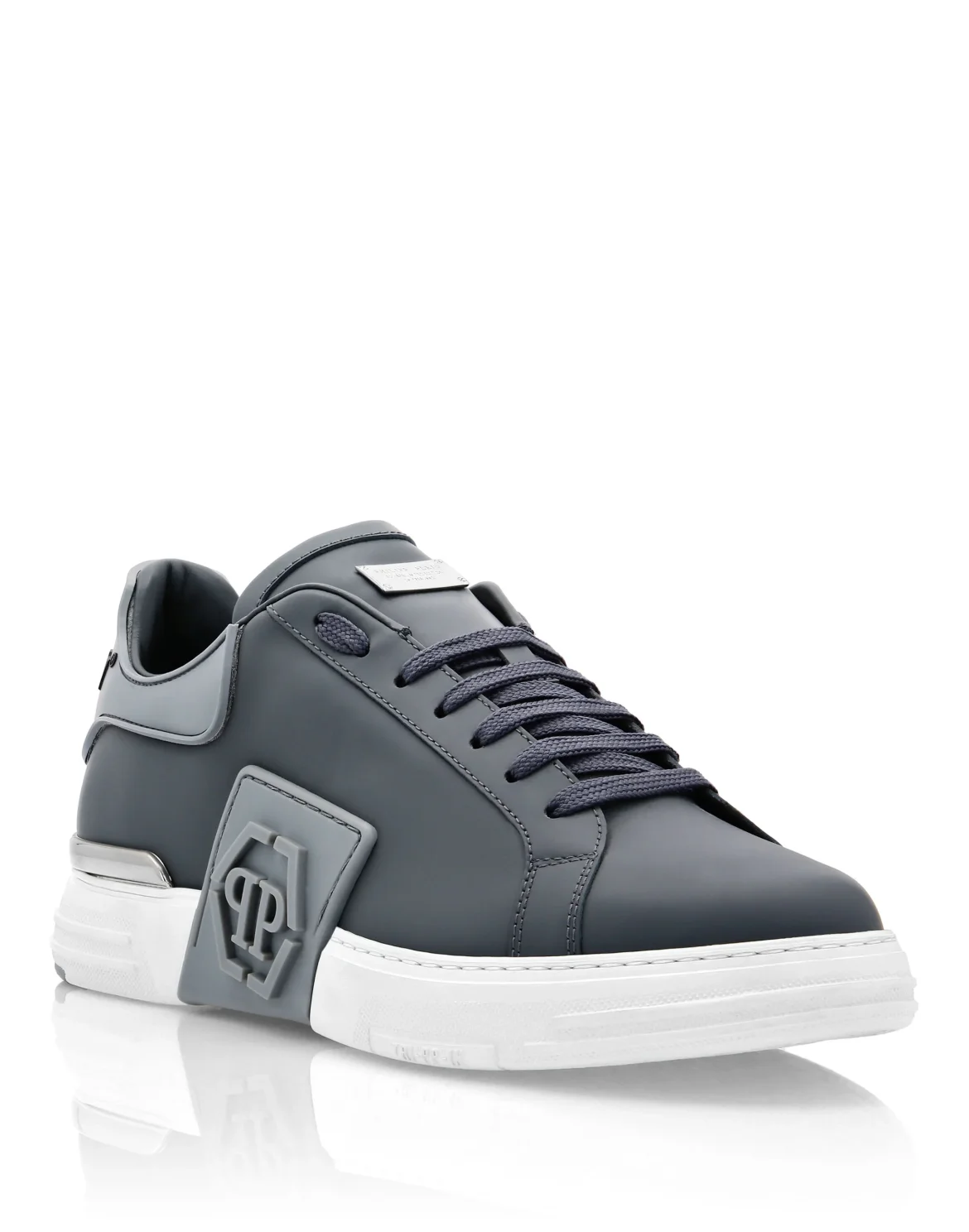 Rubber Leather PHANTOM KICK$ Lo-Top Sneakers rubber Hexagon, цвет: Серый