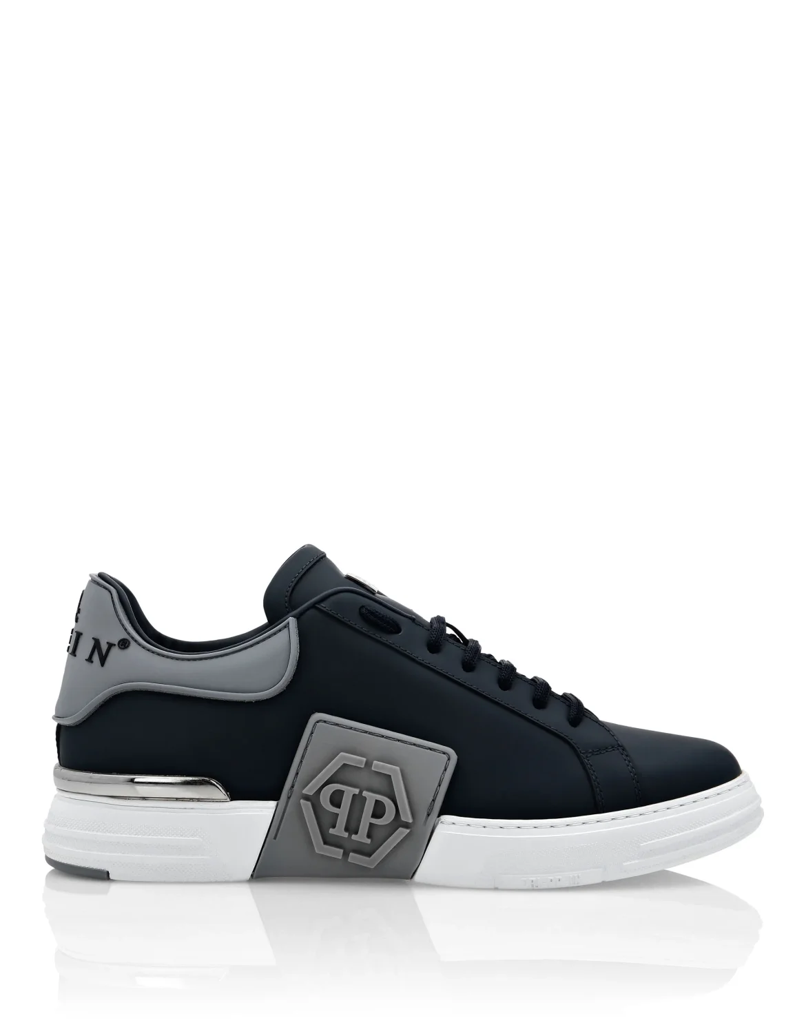 Rubber Leather PHANTOM KICK$ Lo-Top Sneakers rubber Hexagon, цвет: Синий