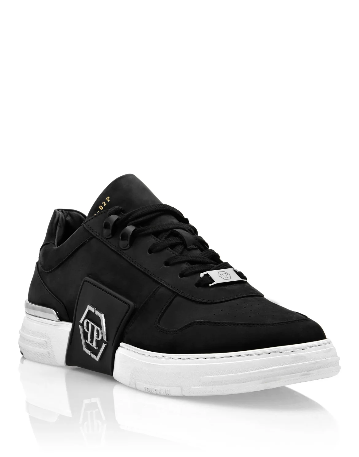 LO-TOP SNEAKERS PHANTOM KICK$ NUBUK Platinum HEXAGON, цвет: Черный