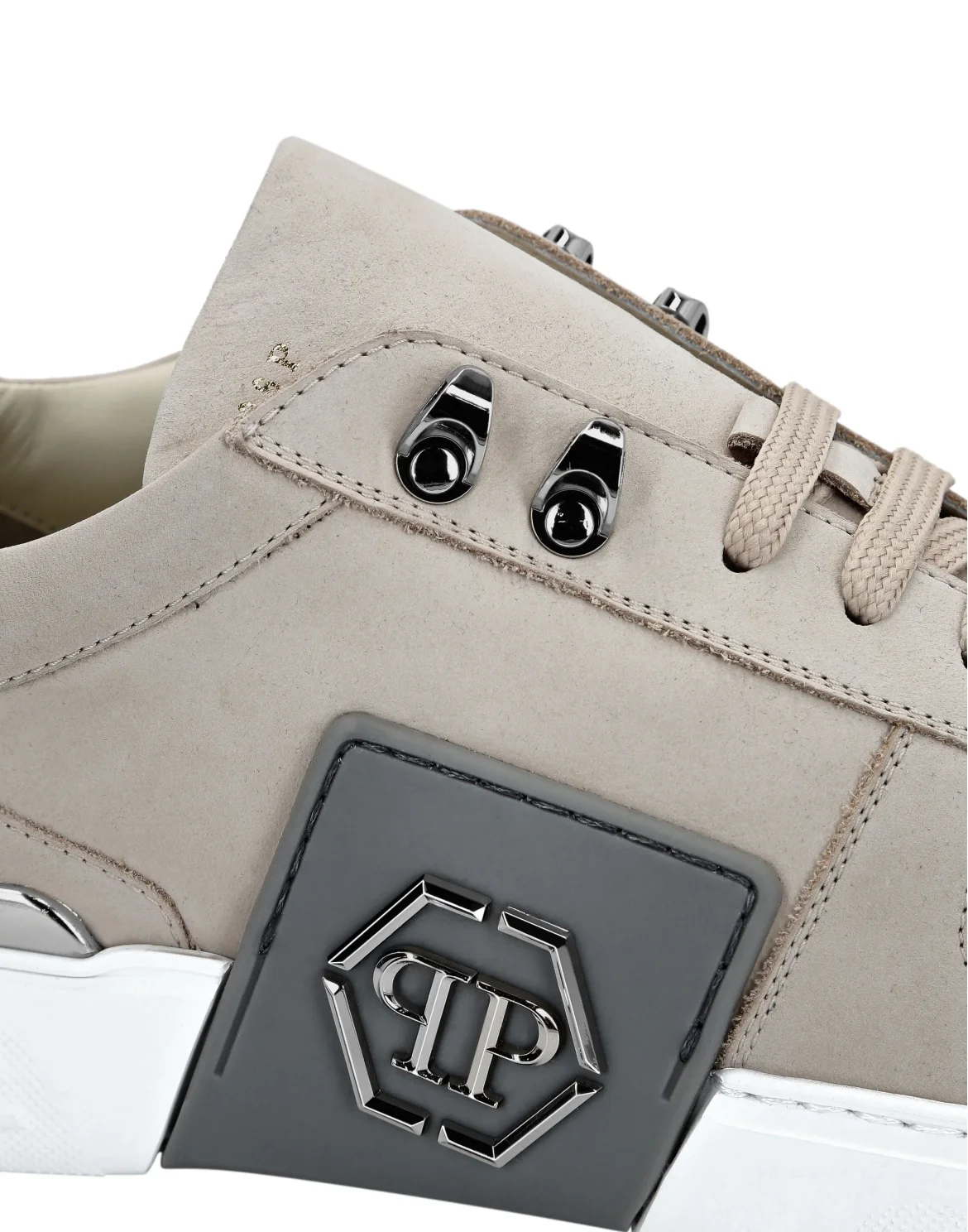 LO-TOP SNEAKERS PHANTOM KICK$ NUBUK Platinum HEXAGON, цвет: Бежевый