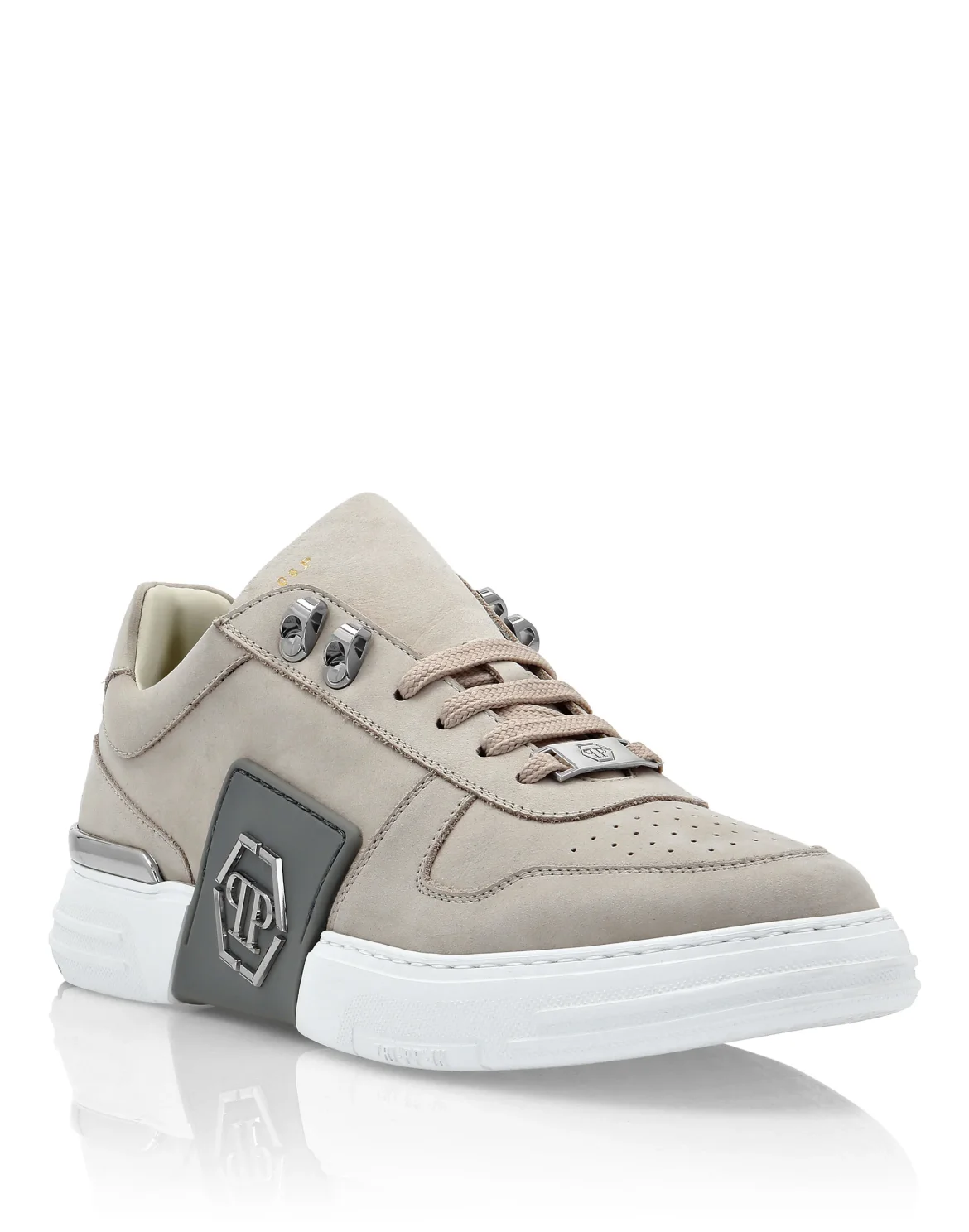 LO-TOP SNEAKERS PHANTOM KICK$ NUBUK Platinum HEXAGON, цвет: Бежевый