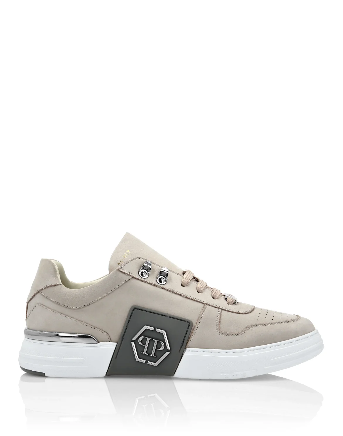 LO-TOP SNEAKERS PHANTOM KICK$ NUBUK Platinum HEXAGON, цвет: Бежевый