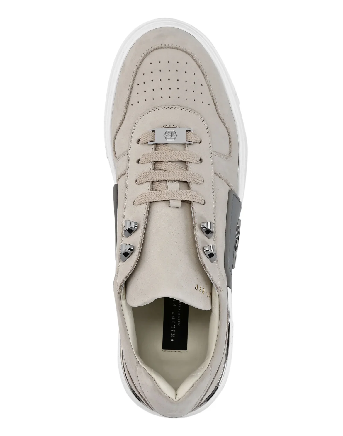 LO-TOP SNEAKERS PHANTOM KICK$ NUBUK Platinum HEXAGON, цвет: Бежевый