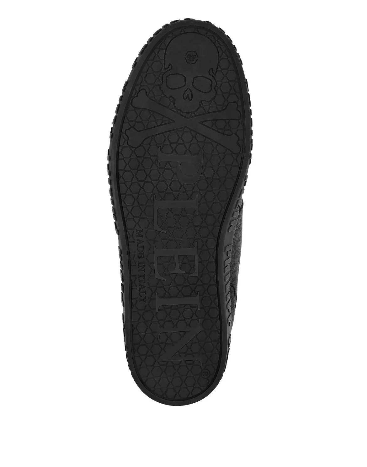 Leather Lo-Top Sneakers Shearling lining King Power, цвет: Черный