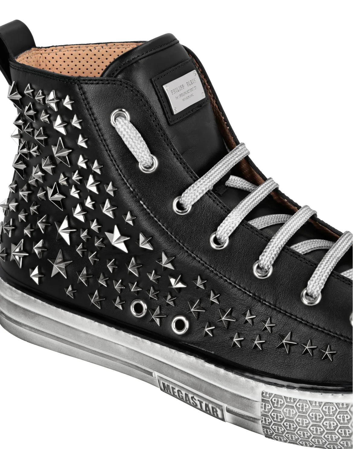 Hi-top Sneakers Studs Megastar, цвет: Черный