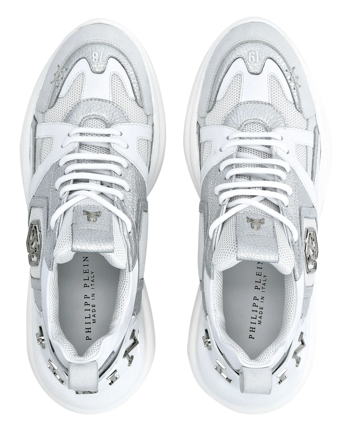 Runner mix materials Plein Hurricane, цвет: Белый