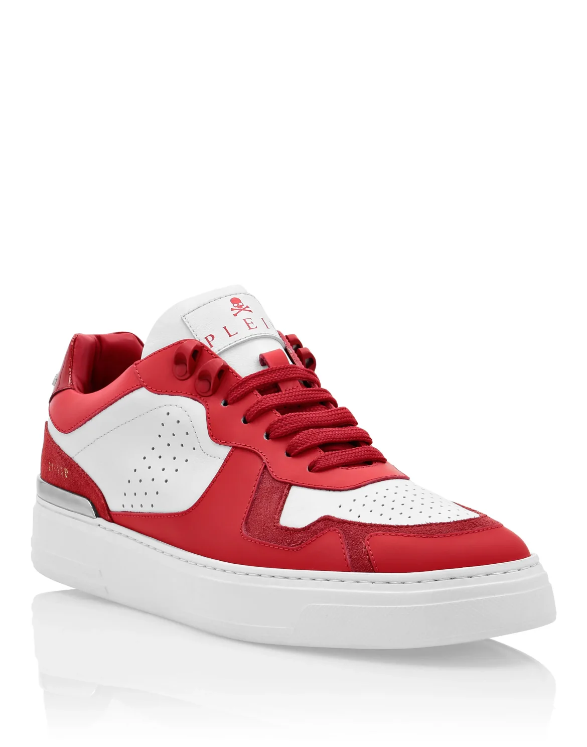 Lo-Top Sneakers mix leathers G.O.A.T. TM, цвет: Белый