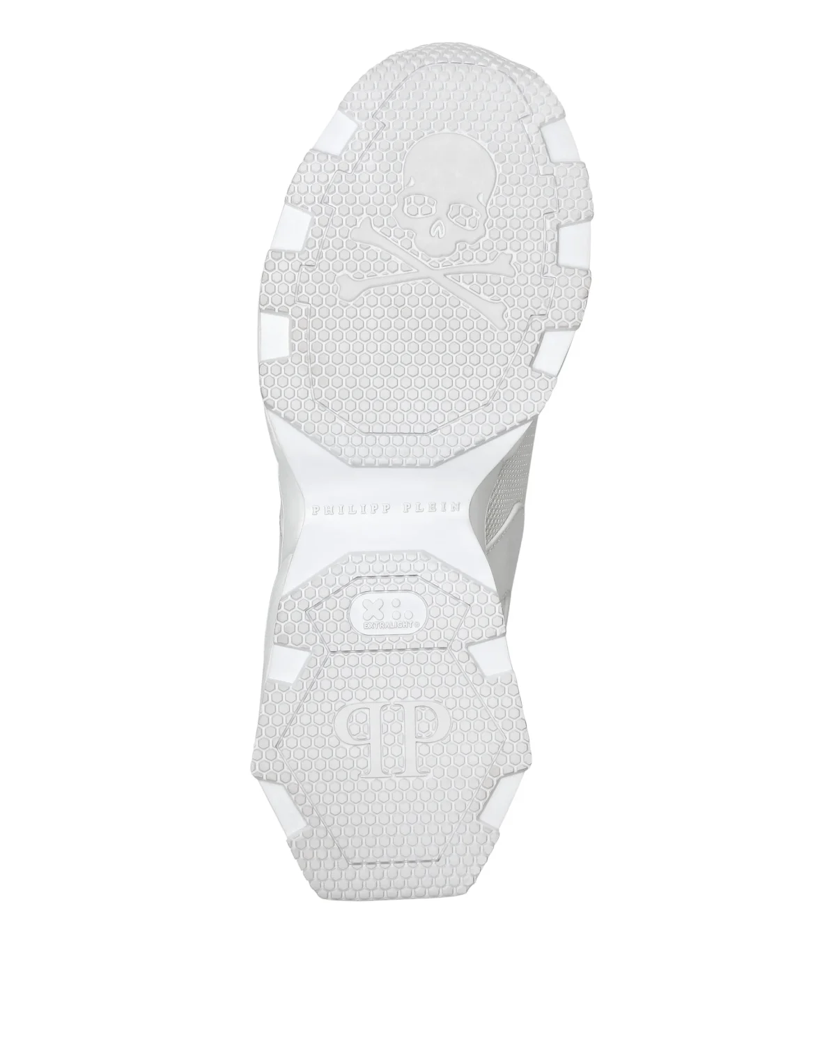 Runner mix materials Iconic Plein, цвет: Белый